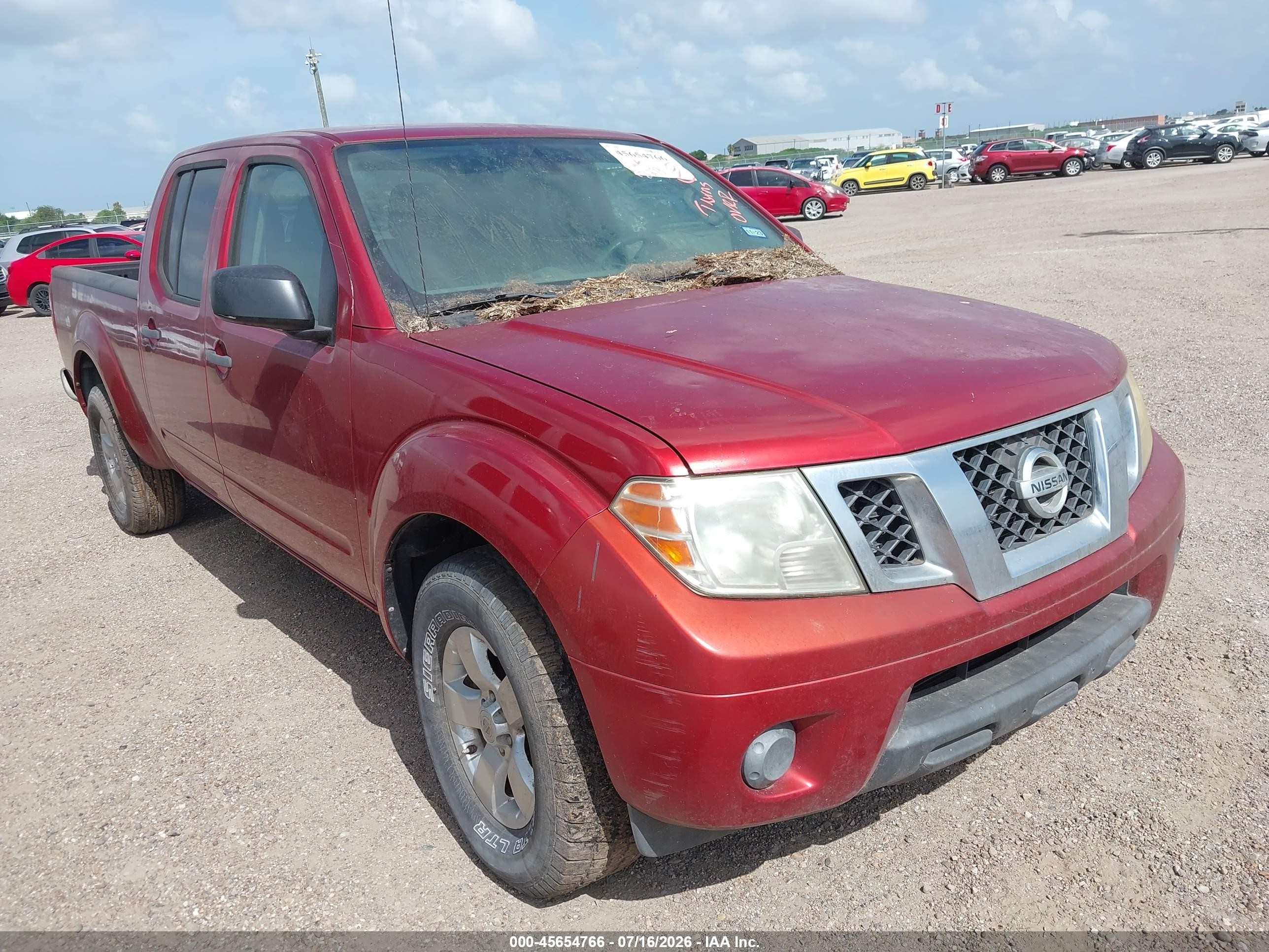 2012 Nissan Frontier Sv Red vin: 1N6AD0FR1CC440677
