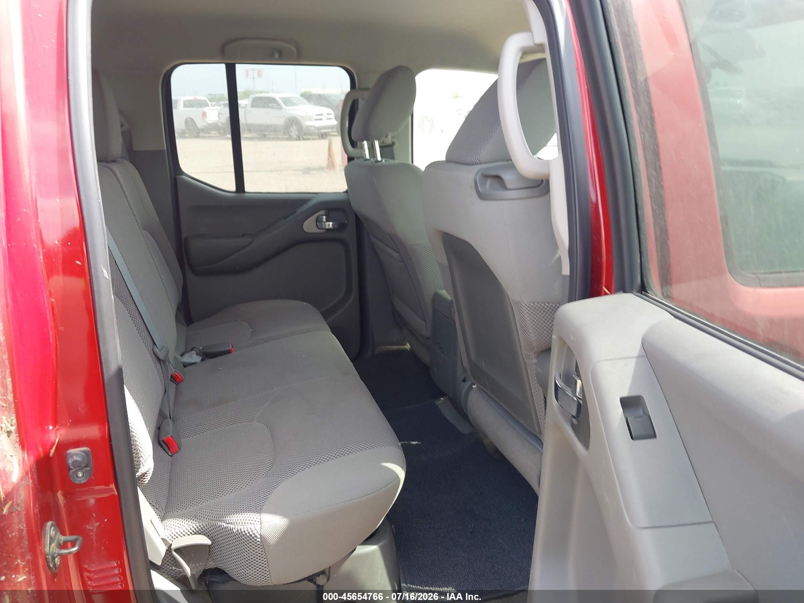 2012 Nissan Frontier Sv Red vin: 1N6AD0FR1CC440677