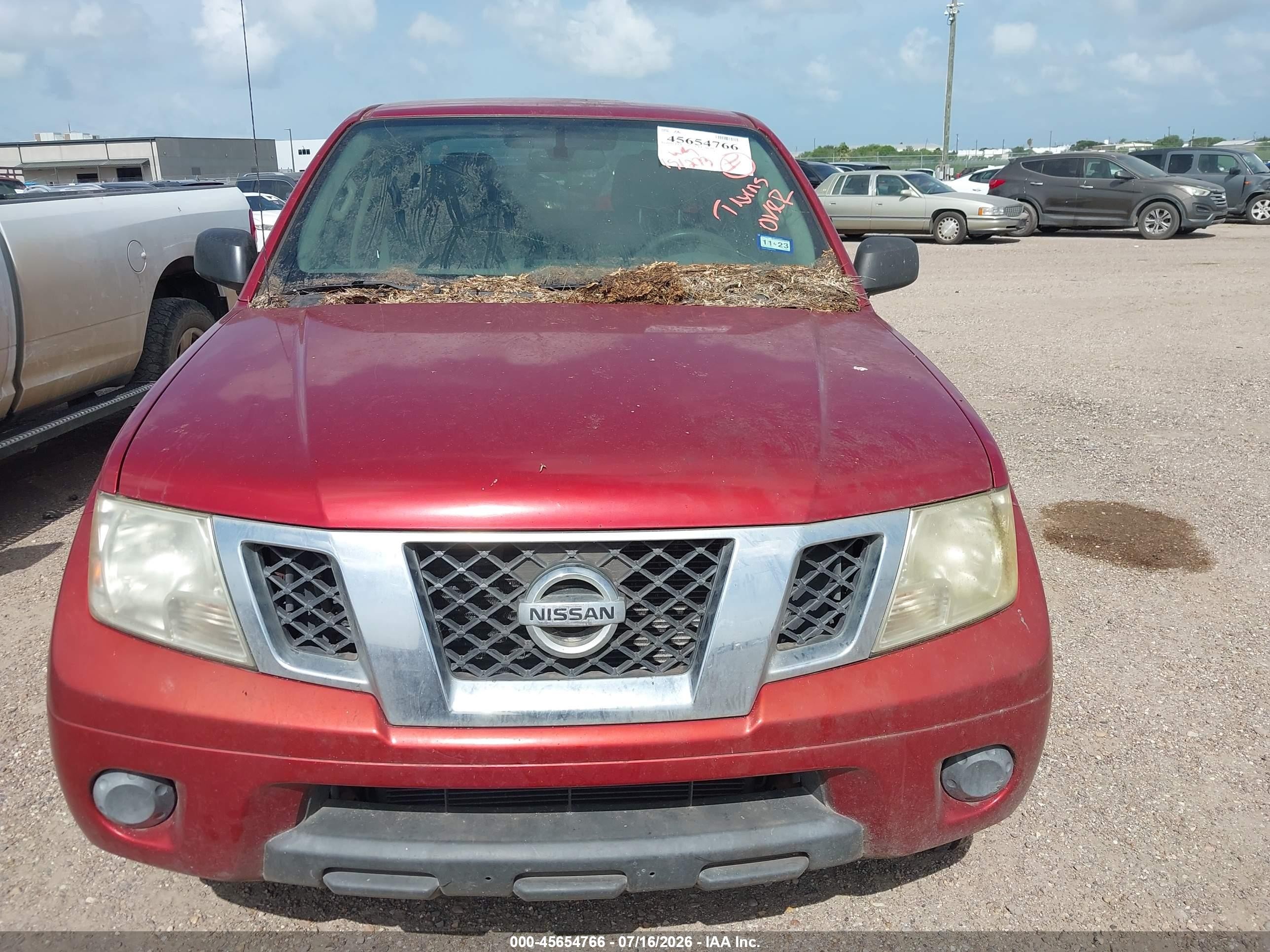 2012 Nissan Frontier Sv Red vin: 1N6AD0FR1CC440677