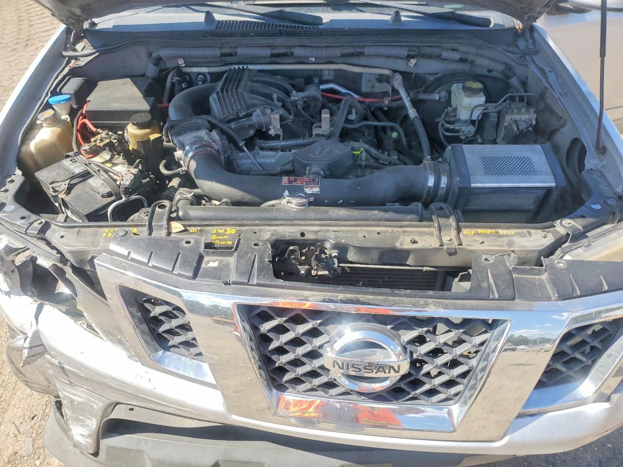 2011 Nissan Frontier Sv V6 Silver vin: 1N6AD0FR5BC407003
