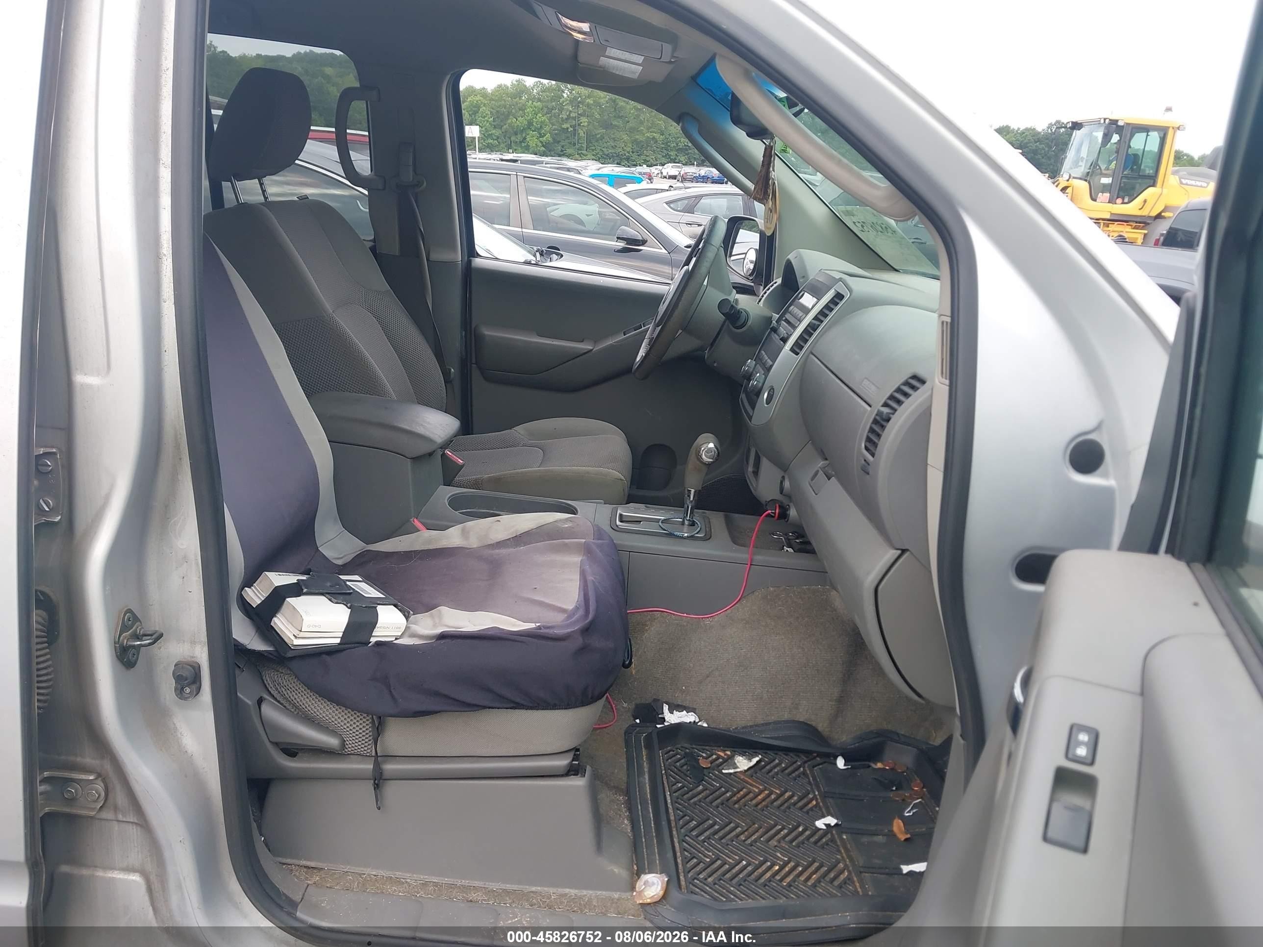 2011 Nissan Frontier Sv Silver vin: 1N6AD0FR6BC408421