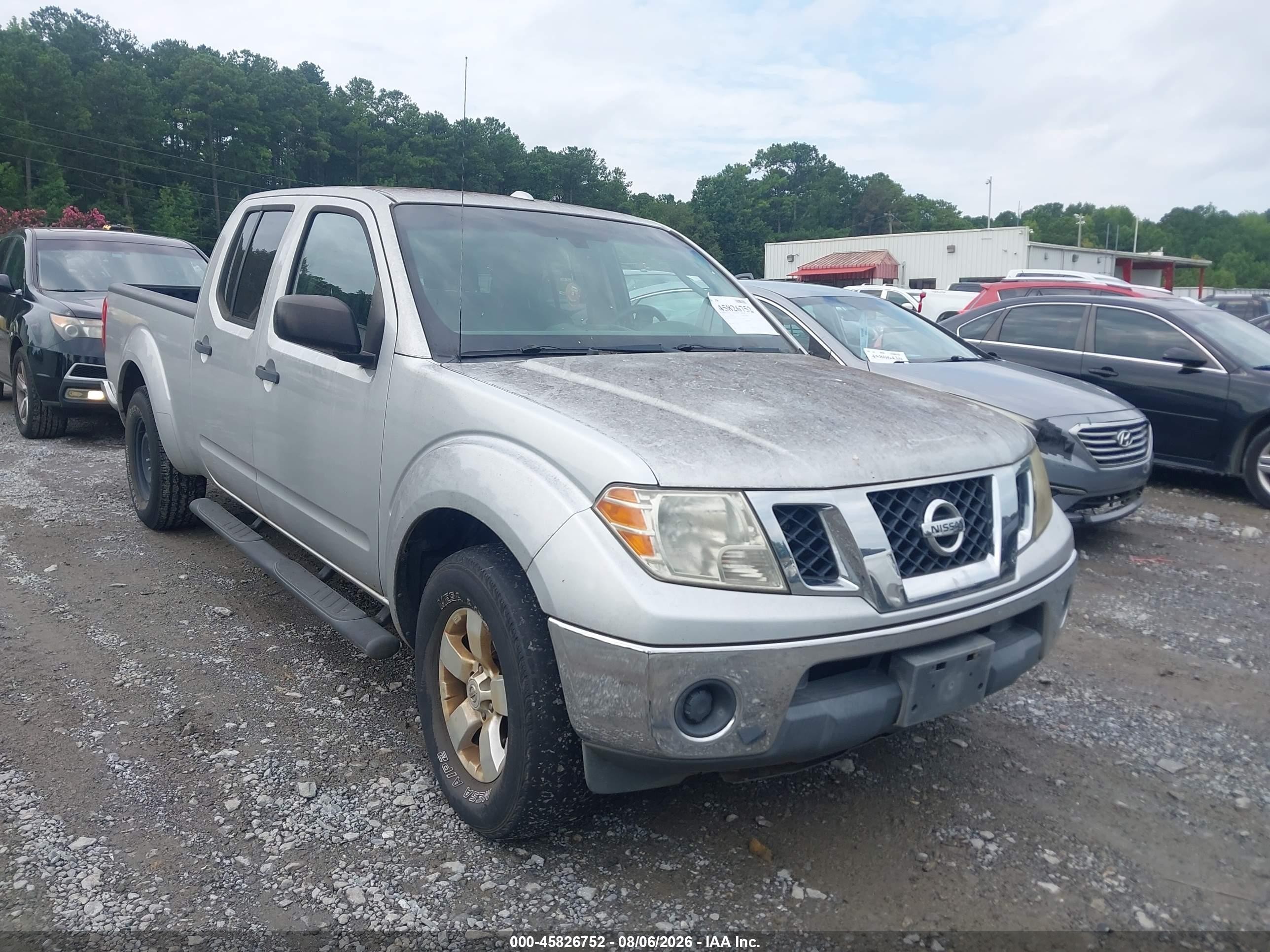 2011 Nissan Frontier Sv Silver vin: 1N6AD0FR6BC408421