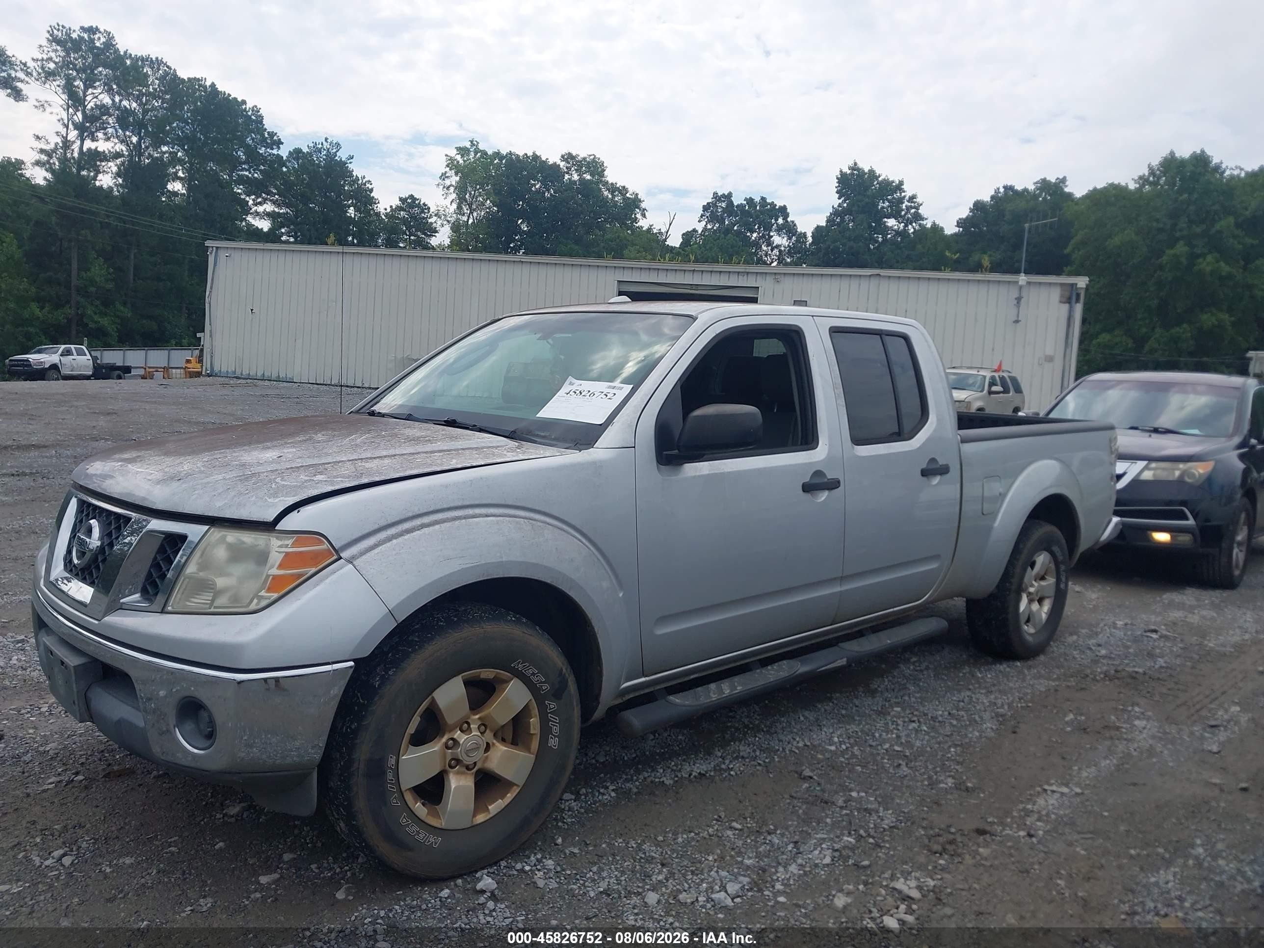 2011 Nissan Frontier Sv Silver vin: 1N6AD0FR6BC408421