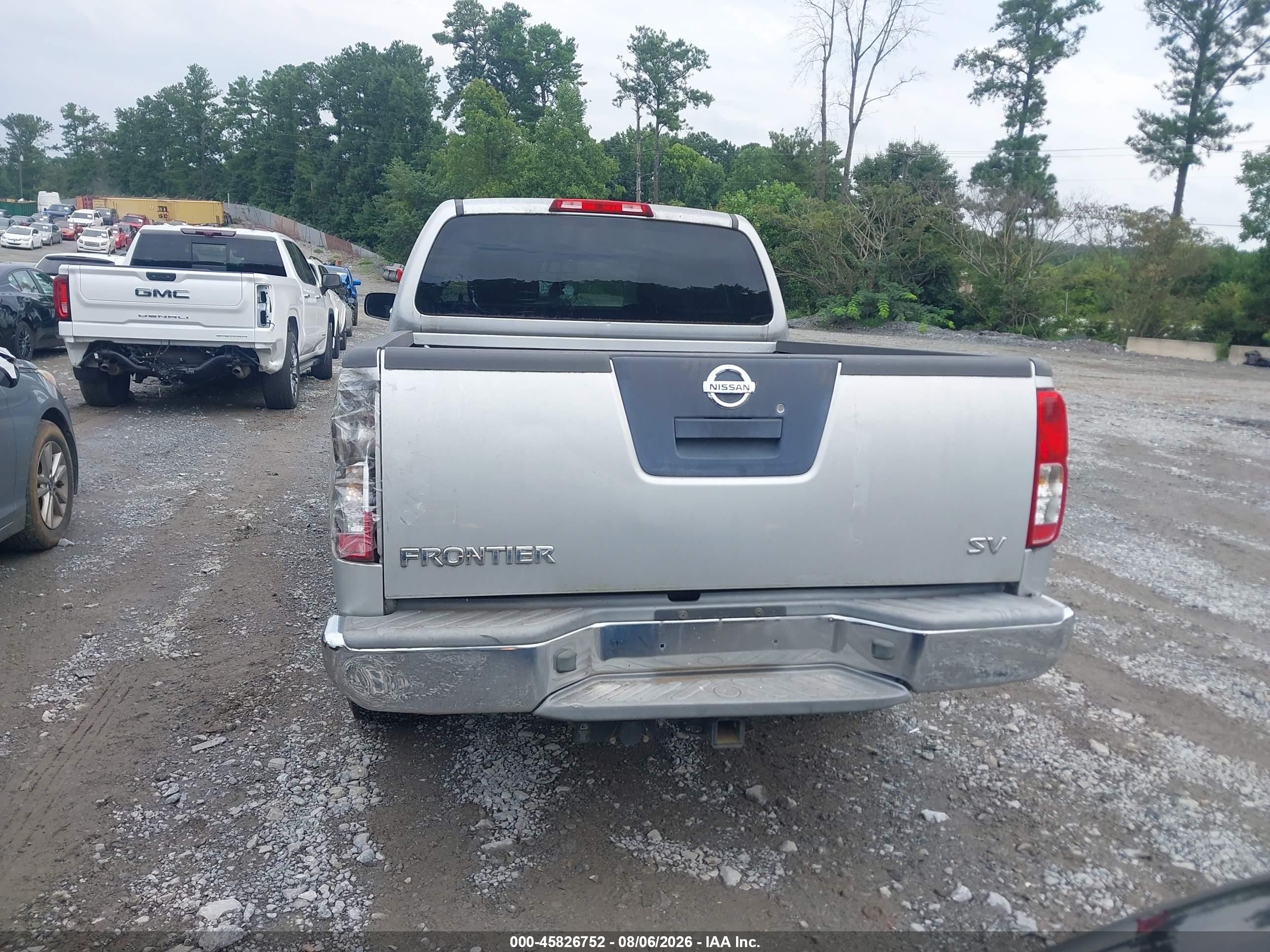 2011 Nissan Frontier Sv Silver vin: 1N6AD0FR6BC408421