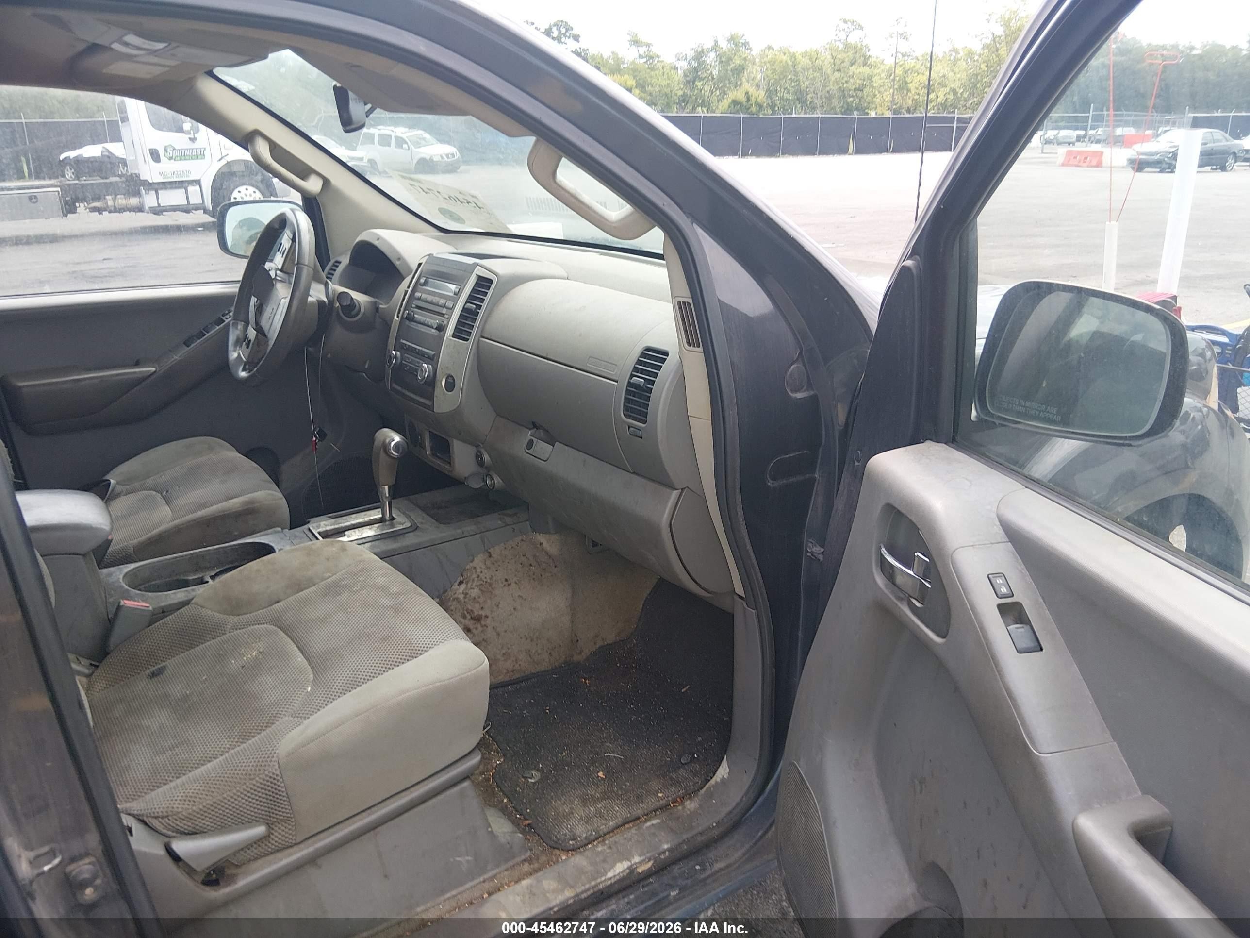 2012 Nissan Frontier Sv Gray vin: 1N6AD0FR6CC410543
