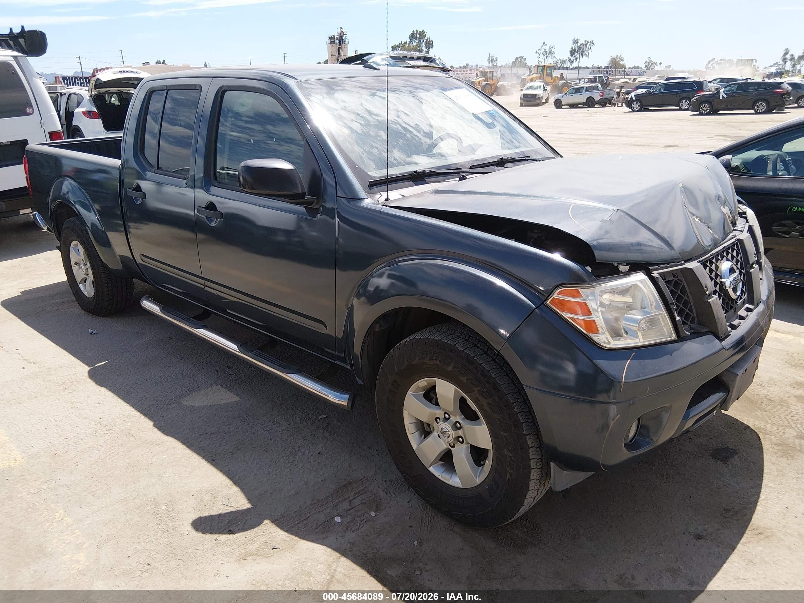 2013 Nissan Frontier Sv Blue vin: 1N6AD0FR6DN756095