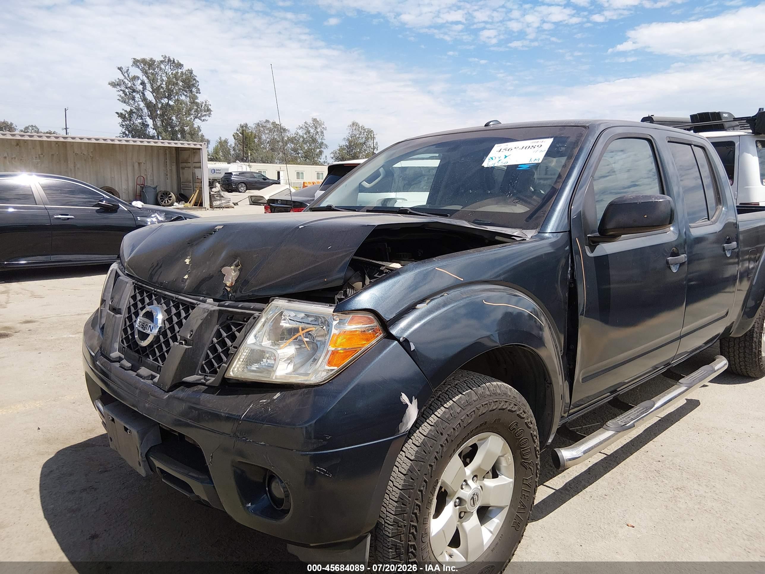 2013 Nissan Frontier Sv Blue vin: 1N6AD0FR6DN756095