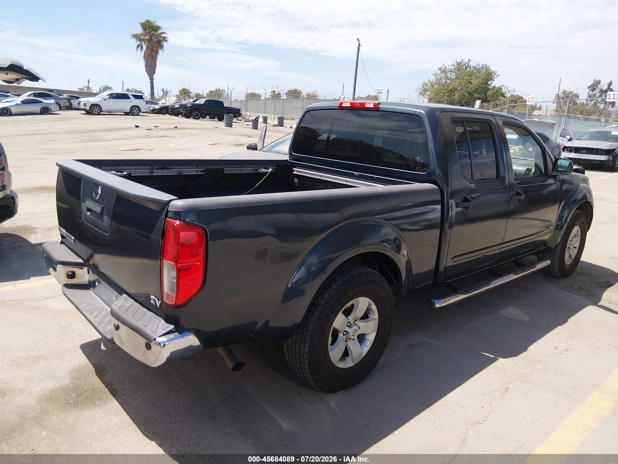 2013 Nissan Frontier Sv Blue vin: 1N6AD0FR6DN756095