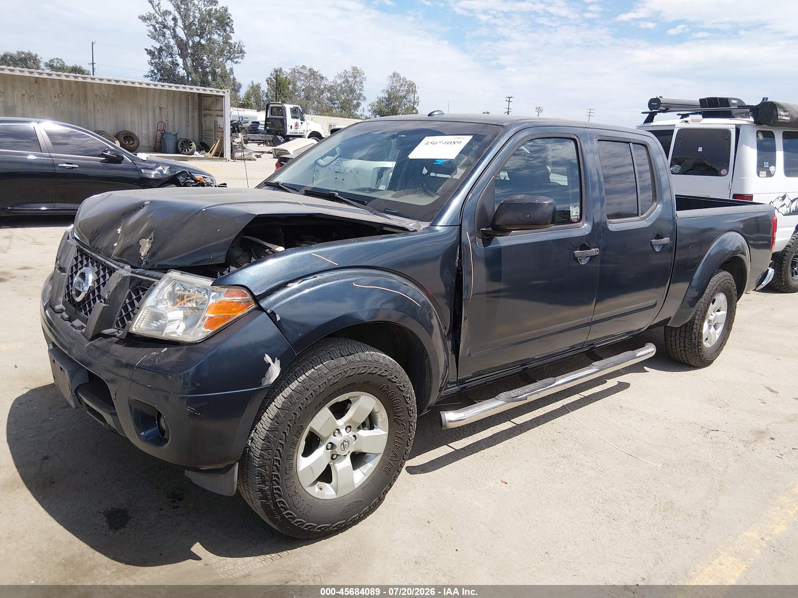 2013 Nissan Frontier Sv Blue vin: 1N6AD0FR6DN756095