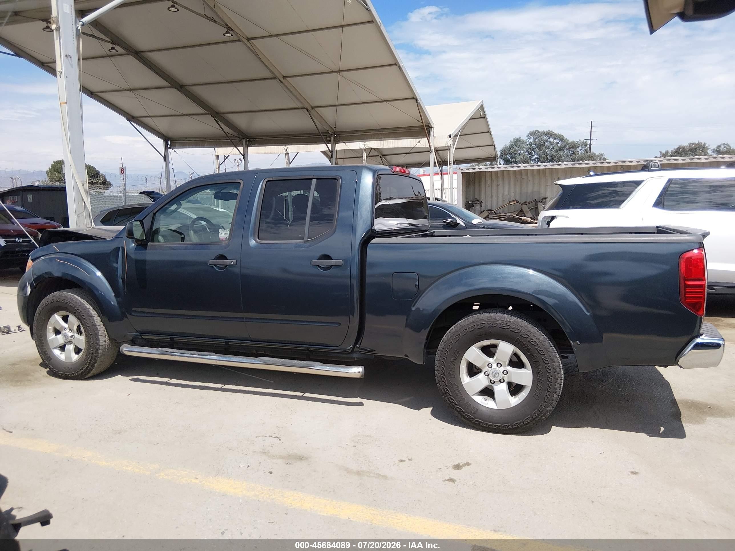 2013 Nissan Frontier Sv Blue vin: 1N6AD0FR6DN756095