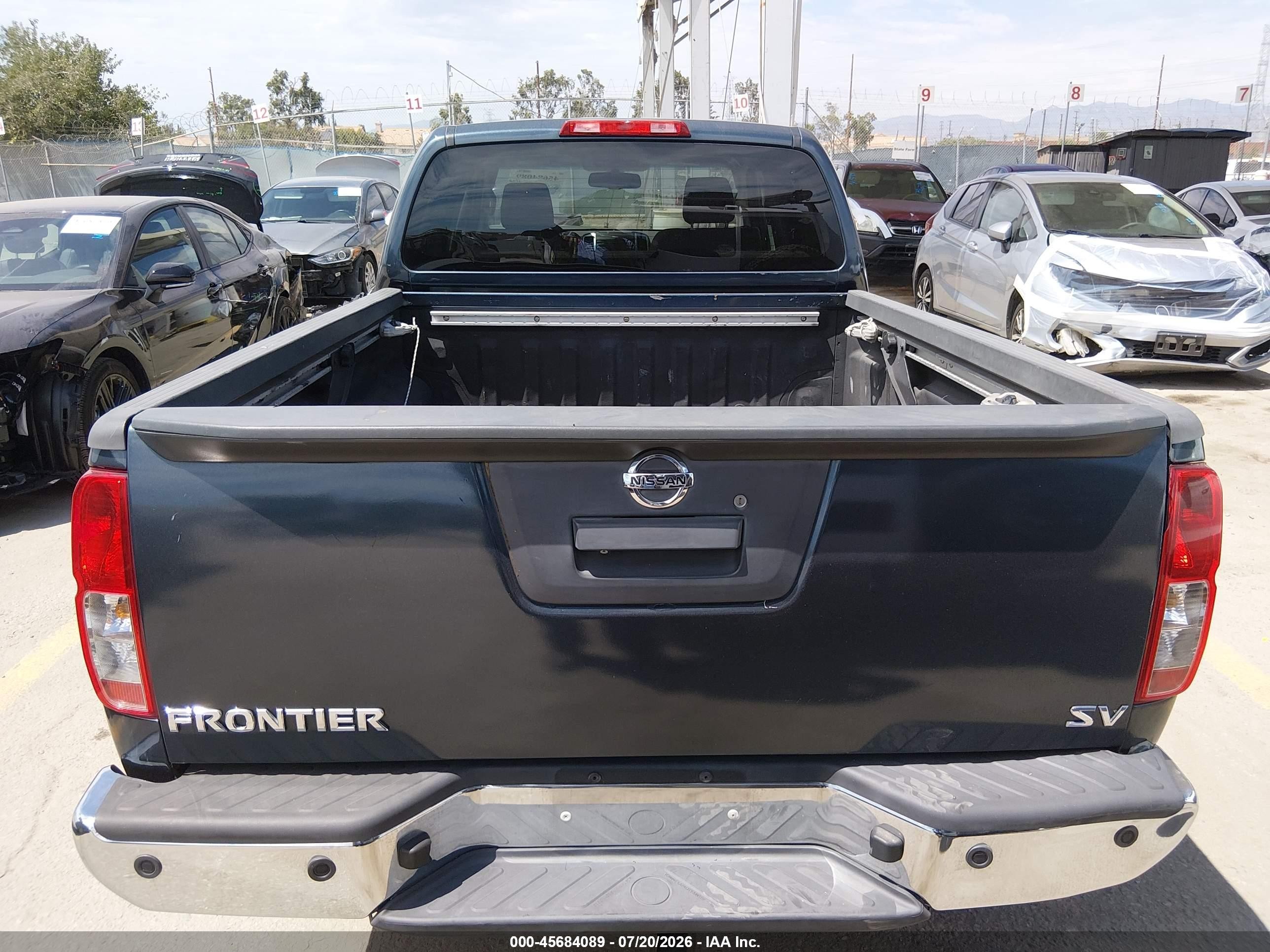 2013 Nissan Frontier Sv Blue vin: 1N6AD0FR6DN756095