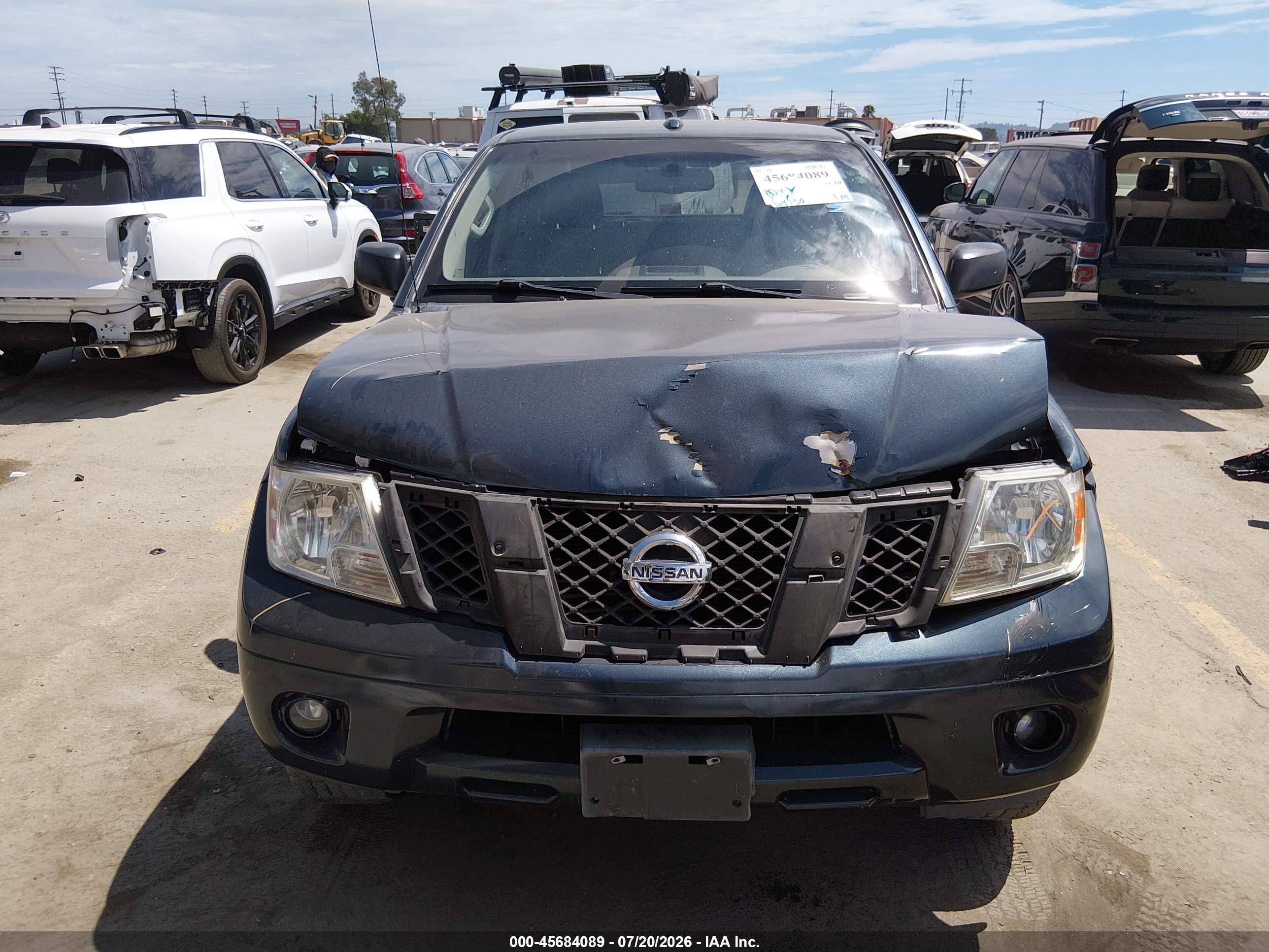 2013 Nissan Frontier Sv Blue vin: 1N6AD0FR6DN756095
