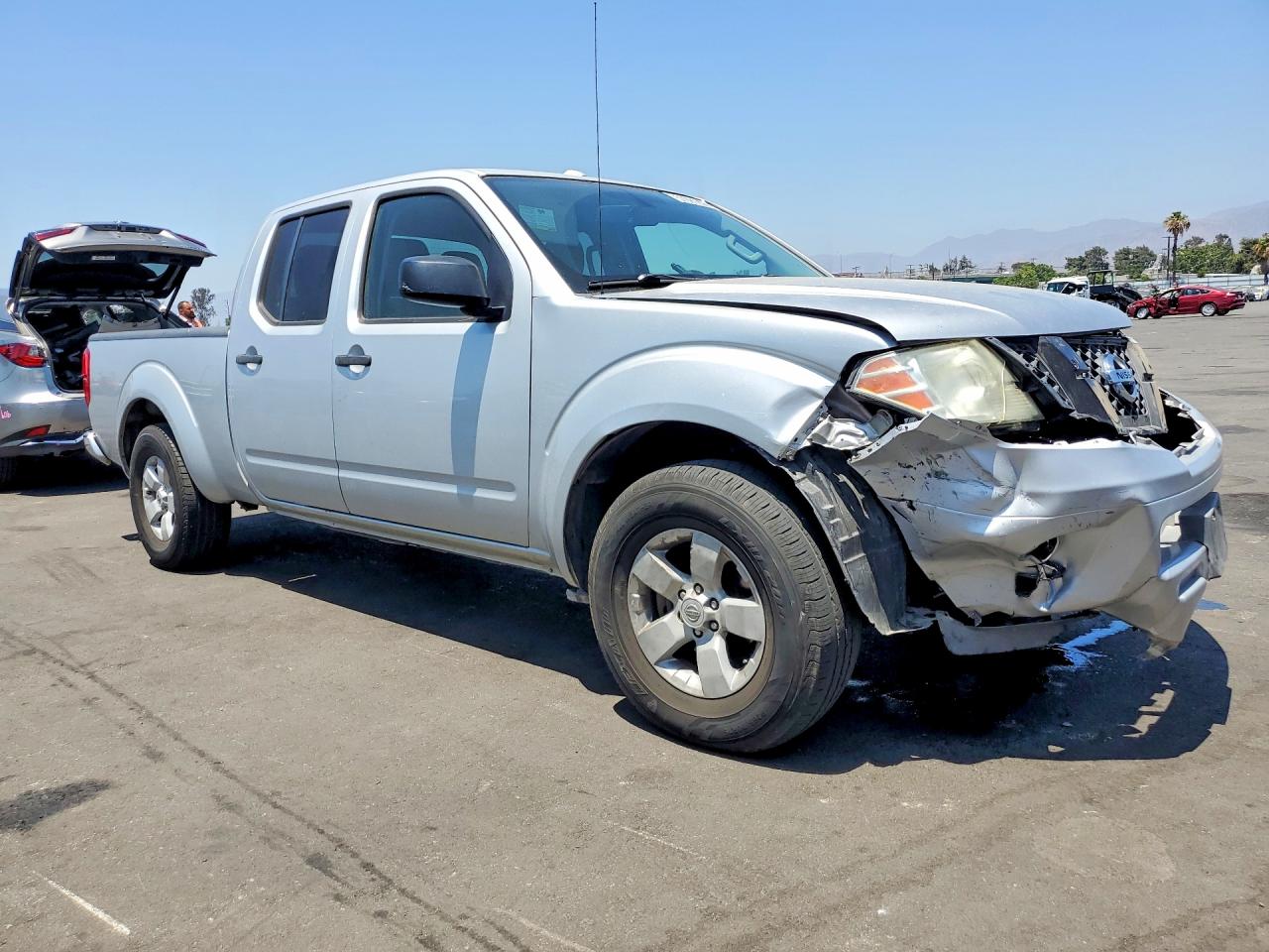 2012 Nissan Frontier Sv V6 Silver vin: 1N6AD0FR7CC438884