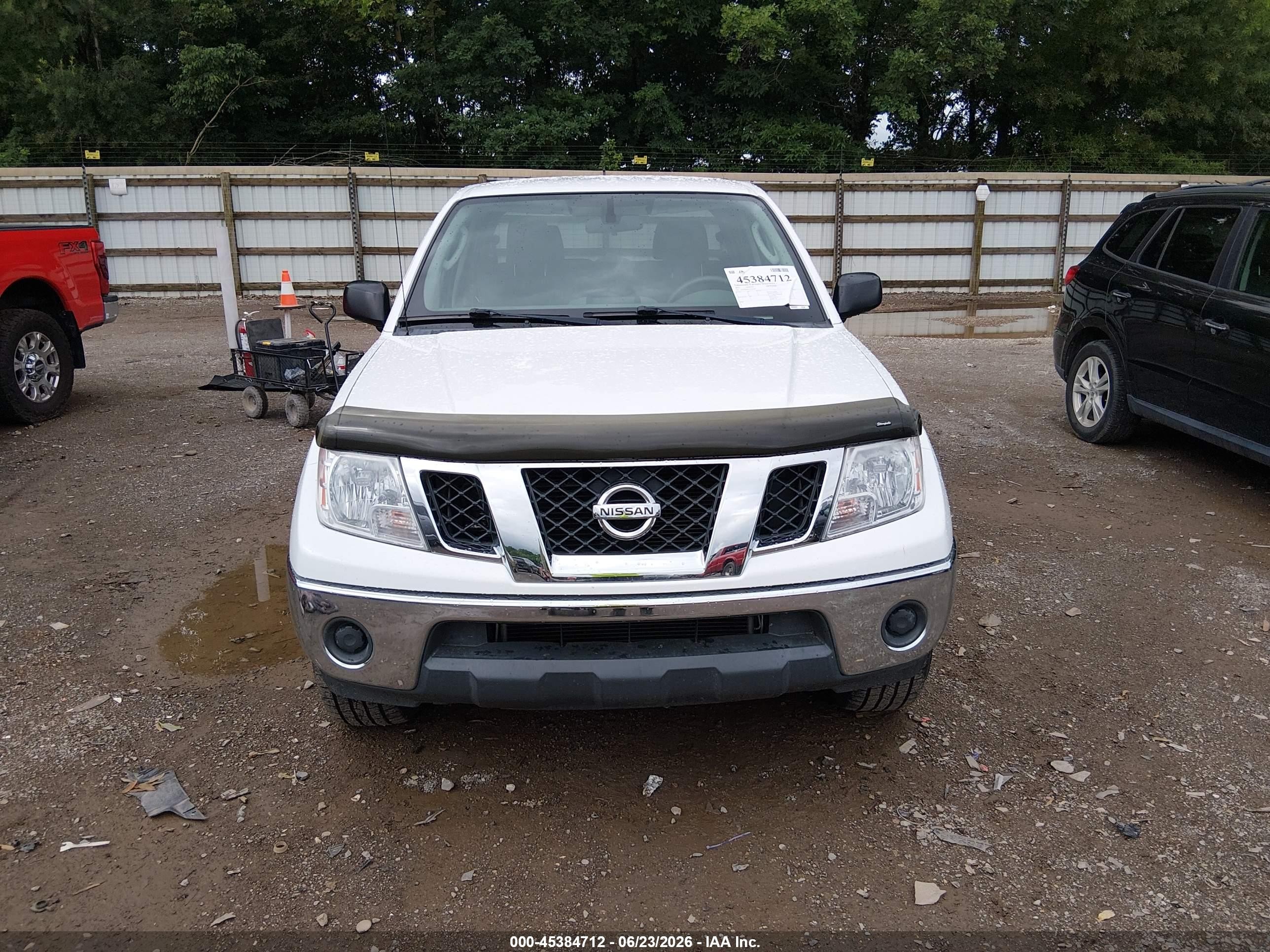 2010 Nissan Frontier Se White vin: 1N6AD0FR8AC432203