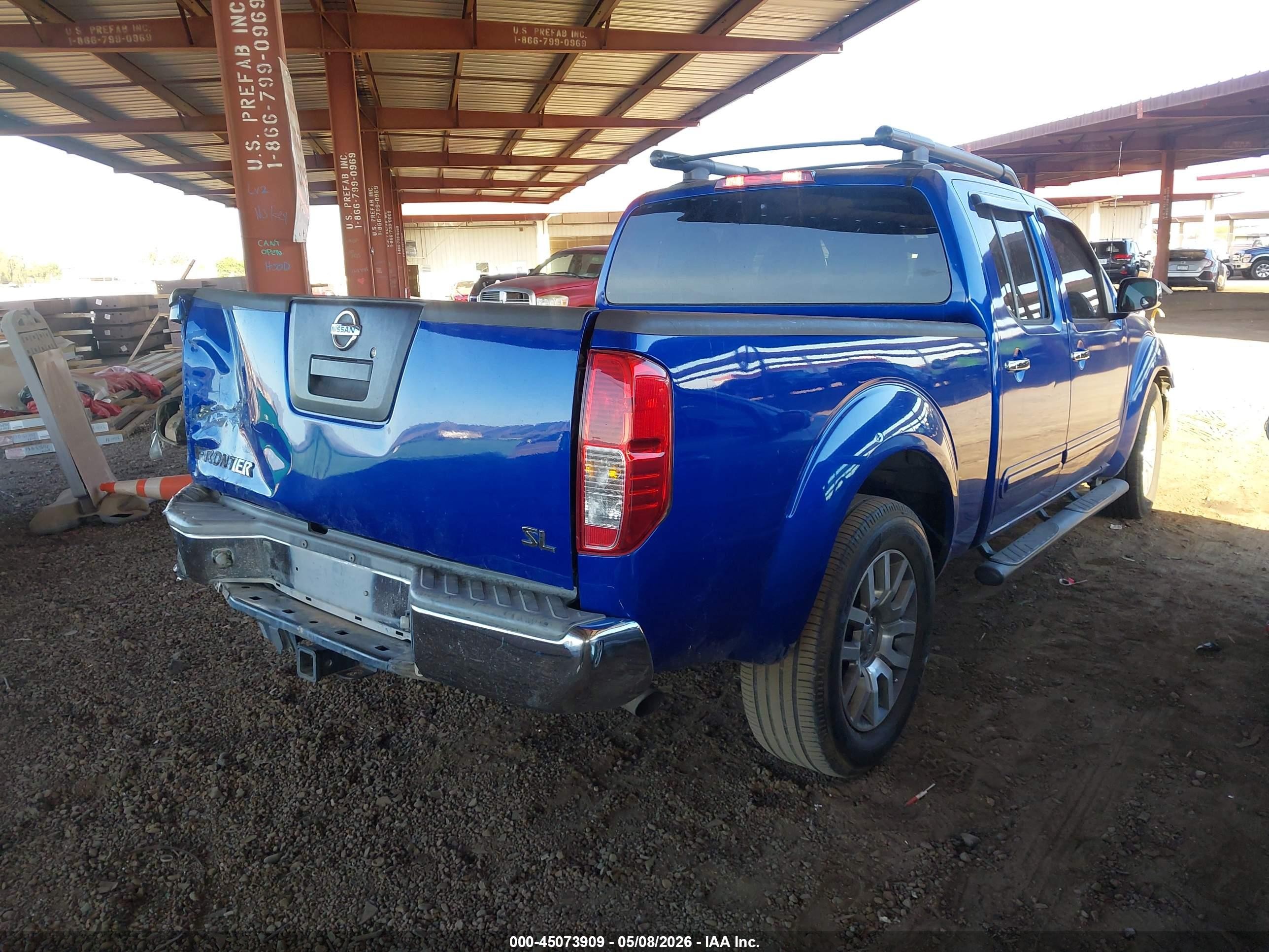 2012 Nissan Frontier Sl Blue vin: 1N6AD0FR9CC467898