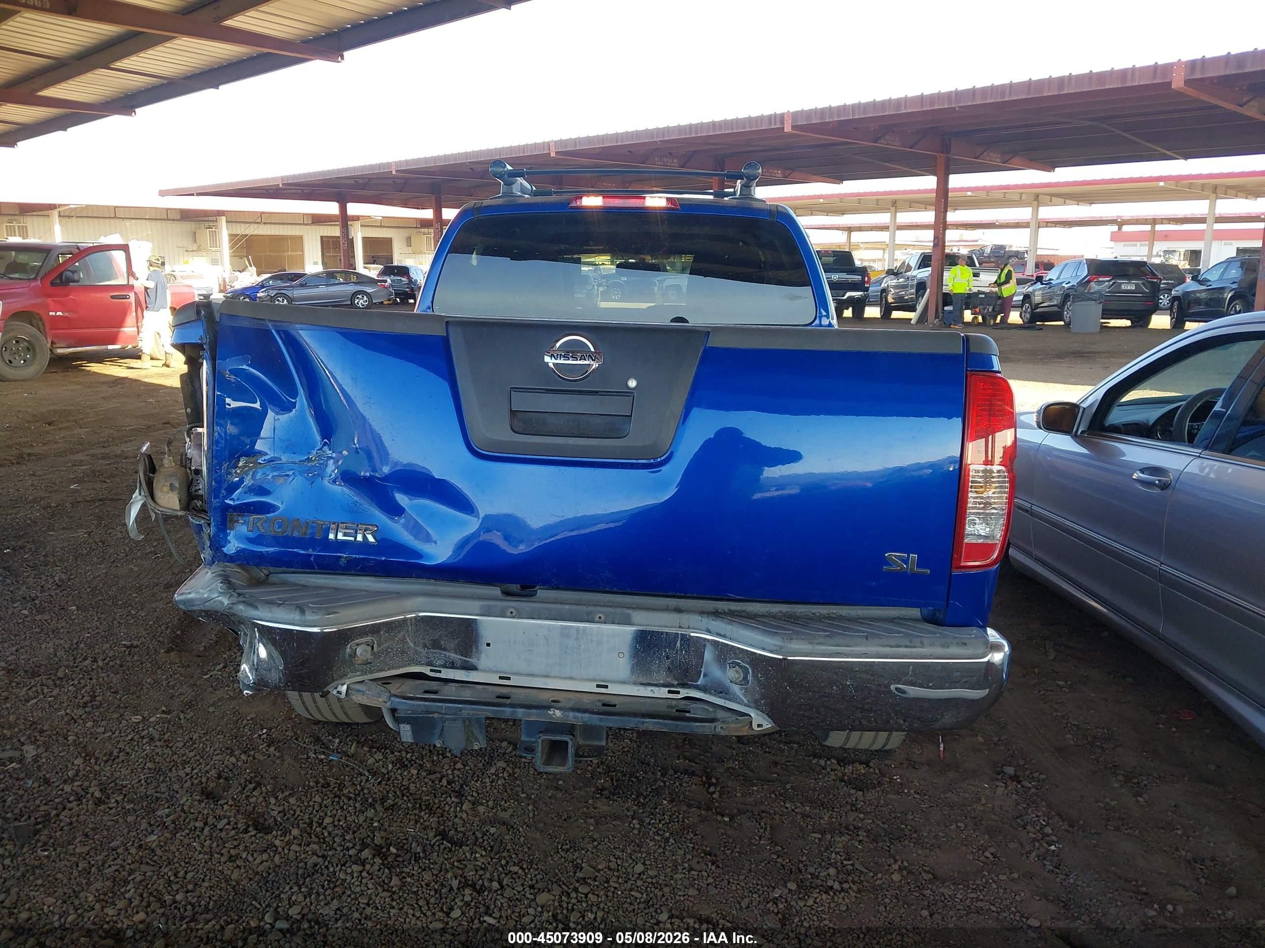 2012 Nissan Frontier Sl Blue vin: 1N6AD0FR9CC467898