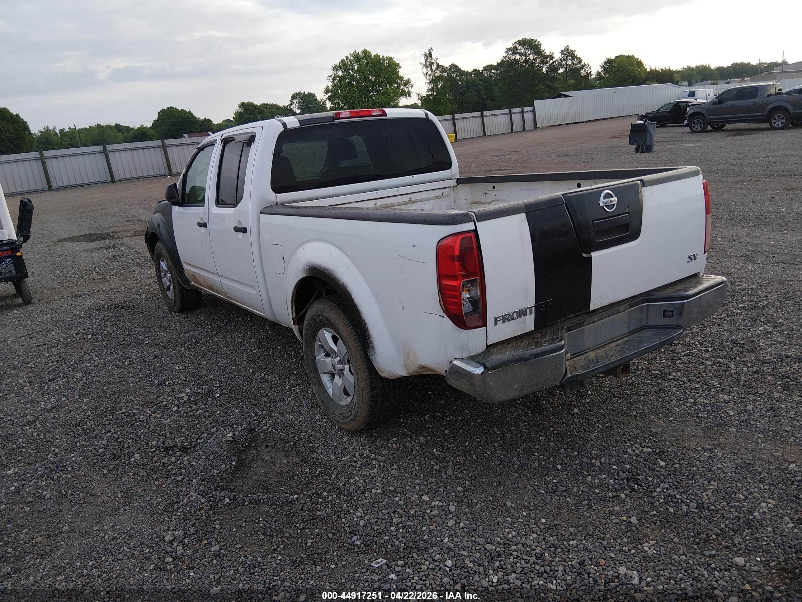 2011 Nissan Frontier Sv Белый vin: 1N6AD0FRXBC439767