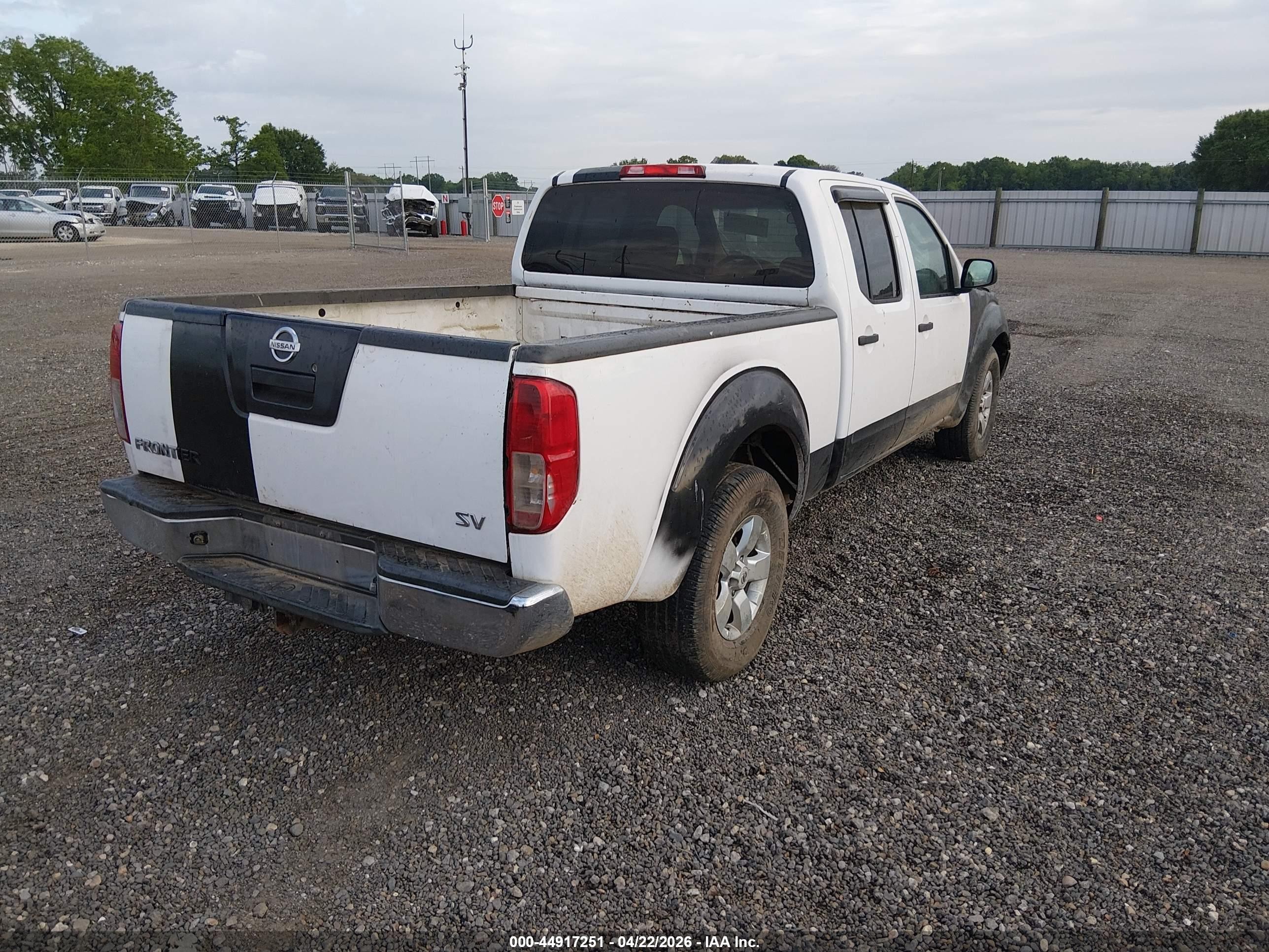 2011 Nissan Frontier Sv Белый vin: 1N6AD0FRXBC439767
