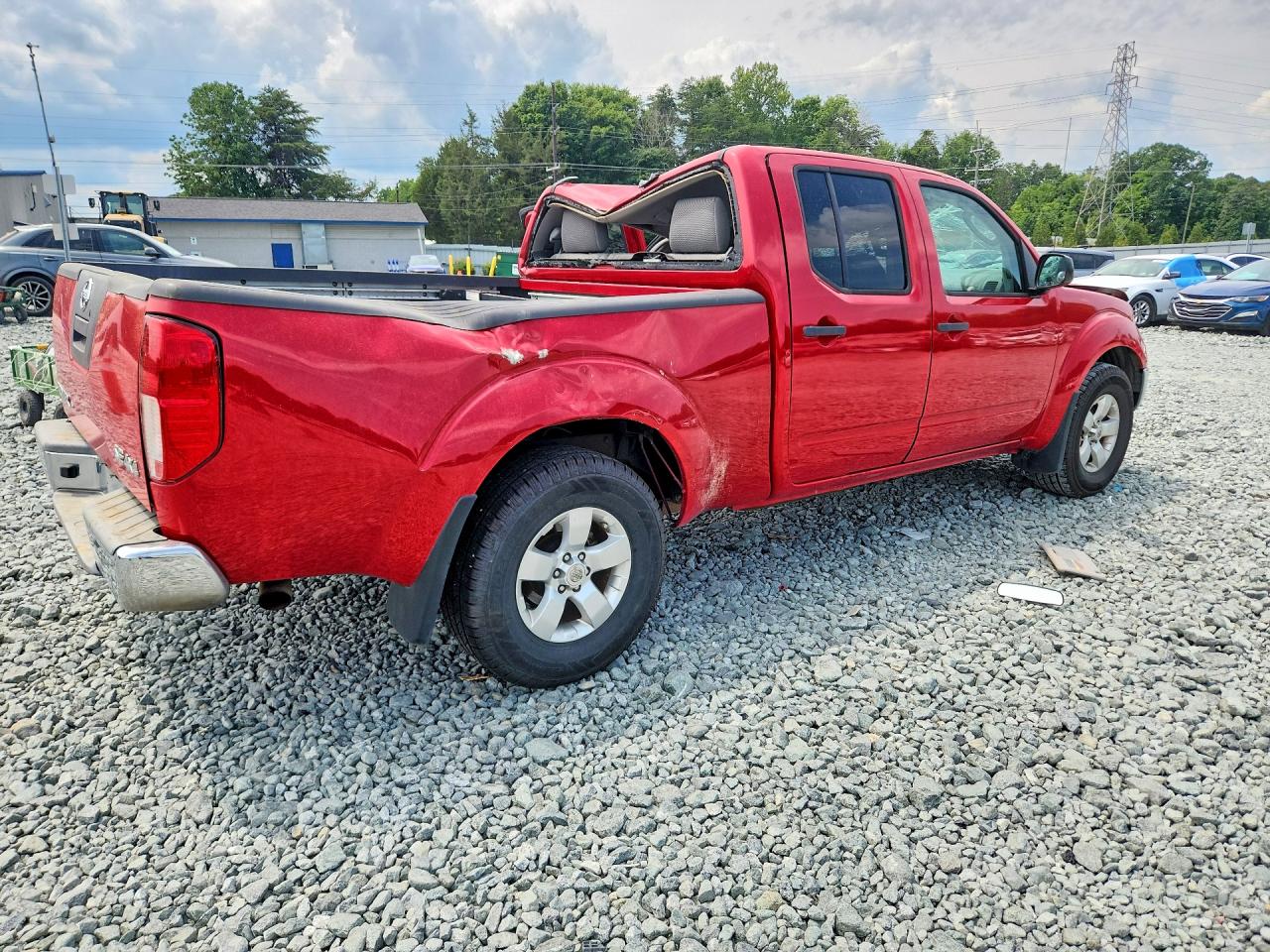 2010 Nissan Frontier Se V6 Red vin: 1N6AD0FV0AC440499