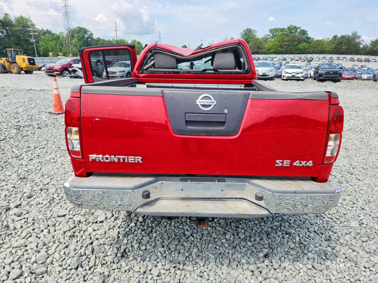 2010 Nissan Frontier Se V6 Red vin: 1N6AD0FV0AC440499