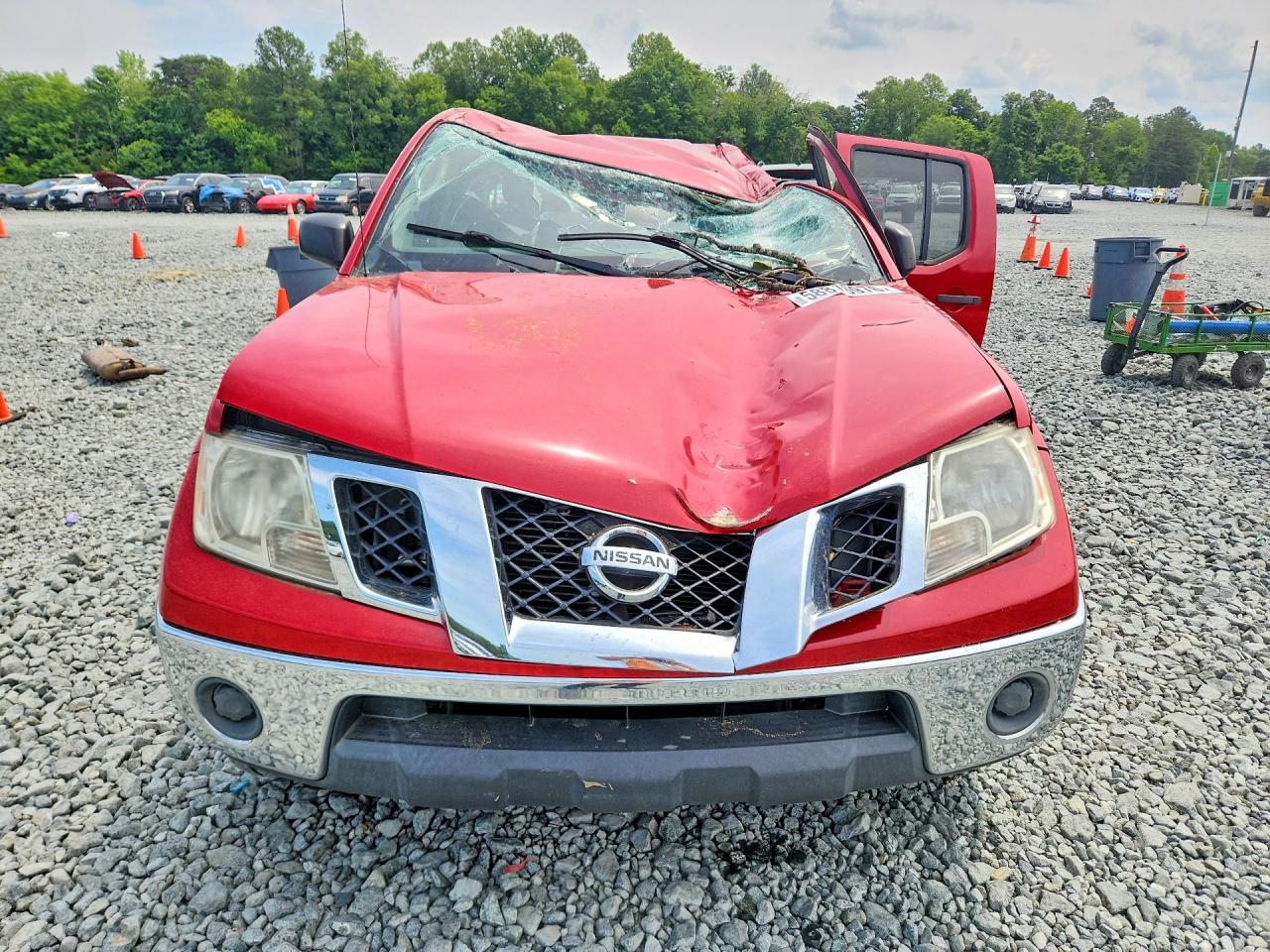 2010 Nissan Frontier Se V6 Red vin: 1N6AD0FV0AC440499