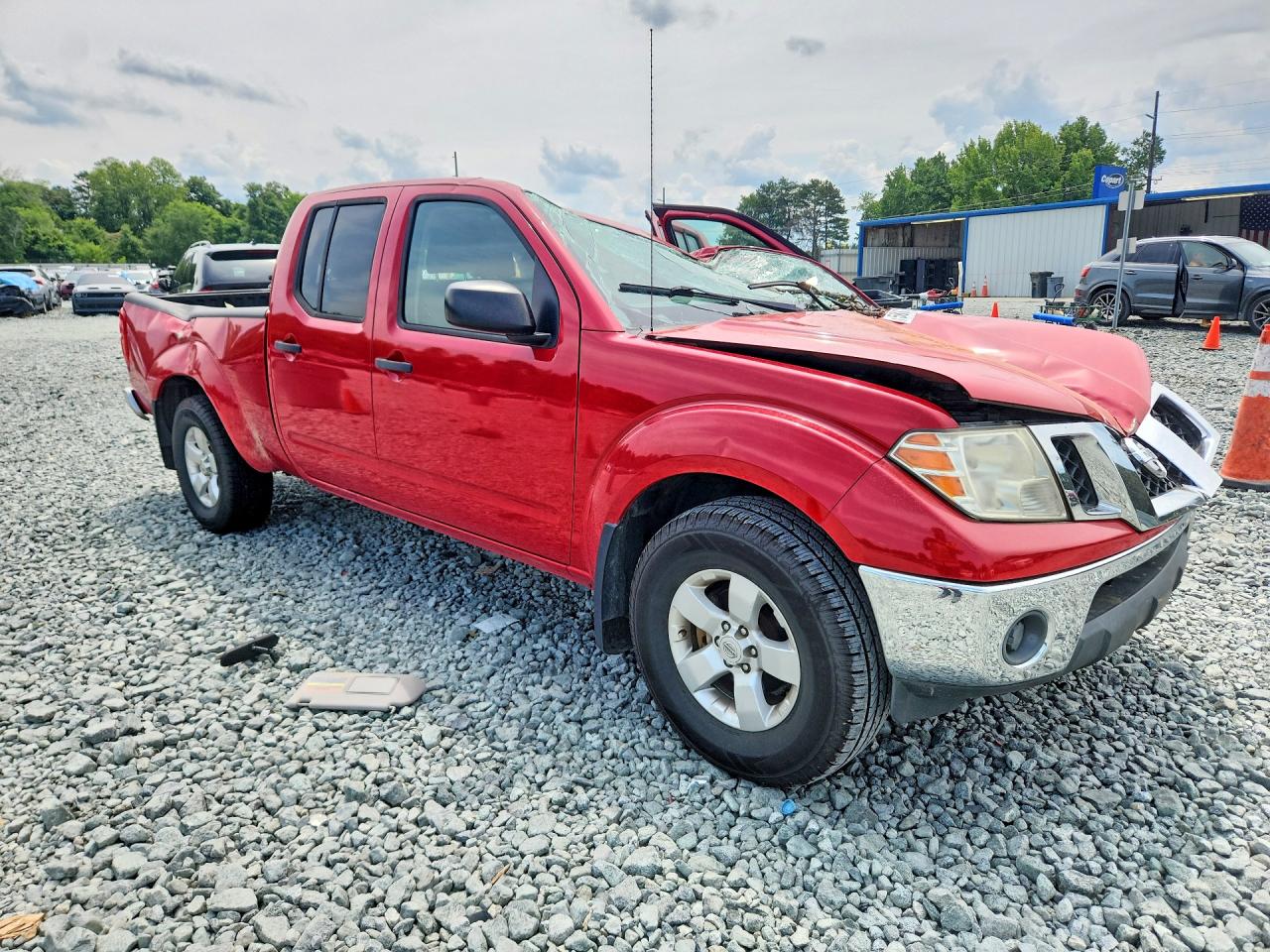 2010 Nissan Frontier Se V6 Red vin: 1N6AD0FV0AC440499