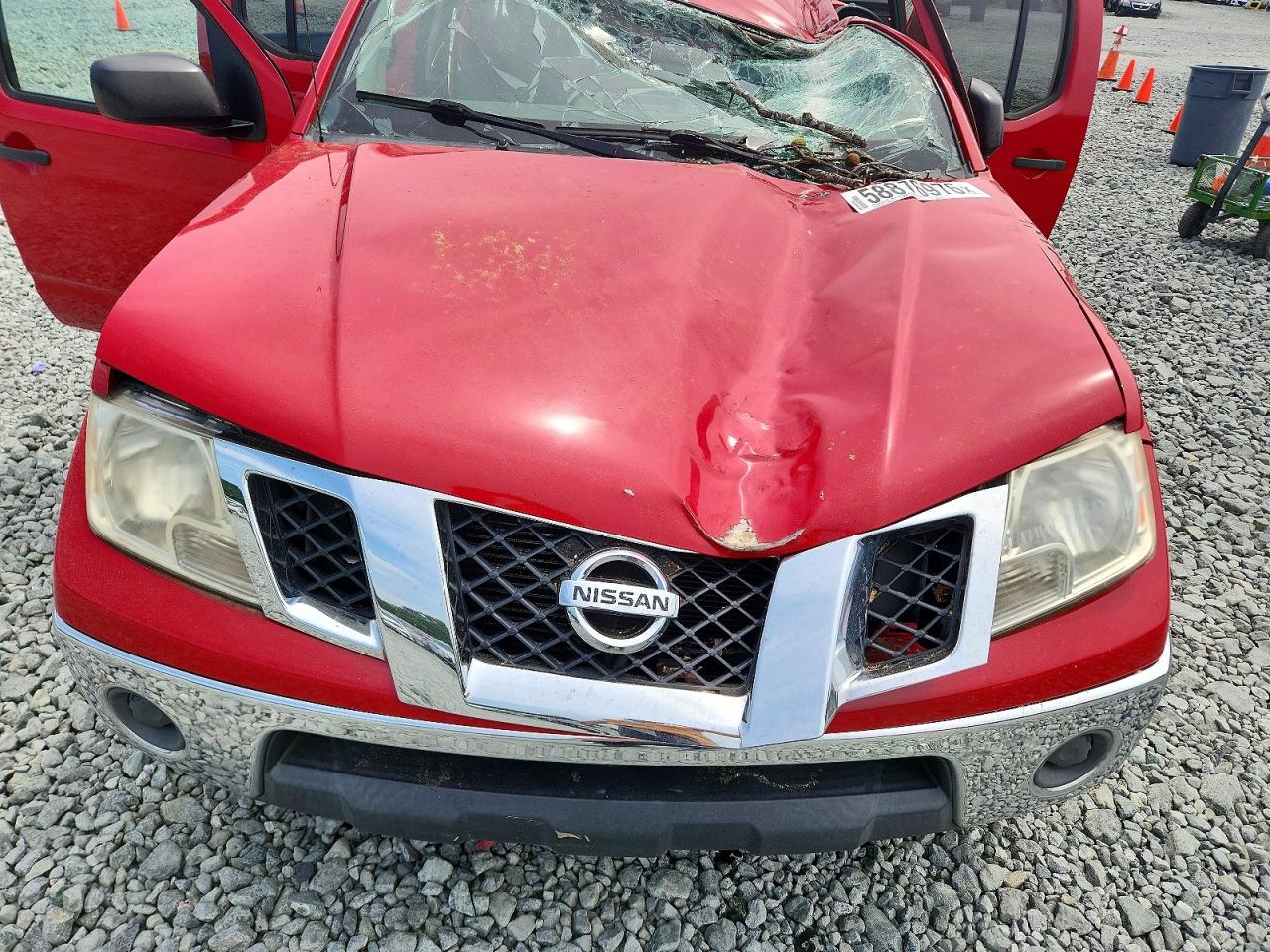2010 Nissan Frontier Se V6 Red vin: 1N6AD0FV0AC440499