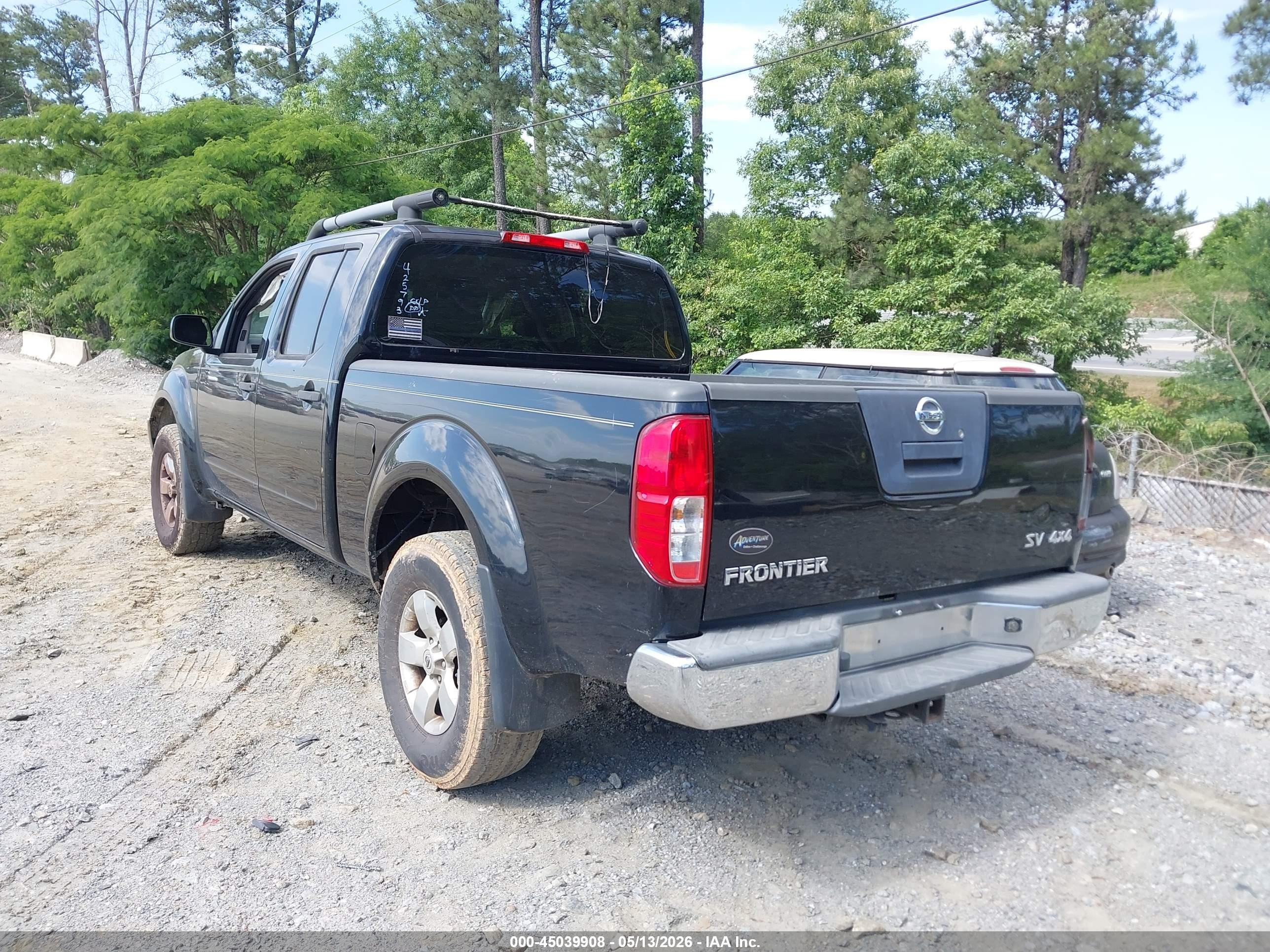 2011 Nissan Frontier Sv Черный vin: 1N6AD0FV0BC425793