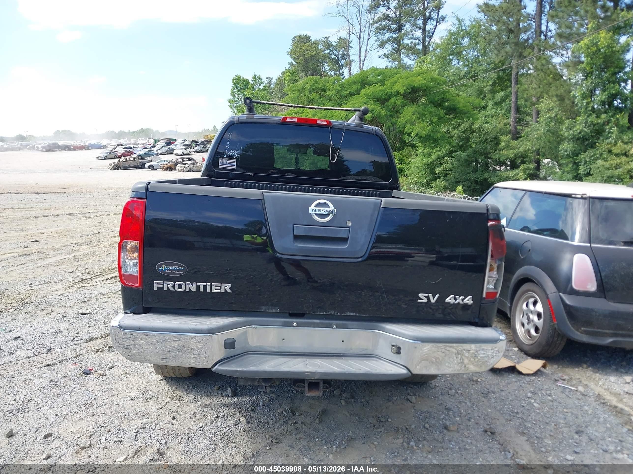 2011 Nissan Frontier Sv Черный vin: 1N6AD0FV0BC425793