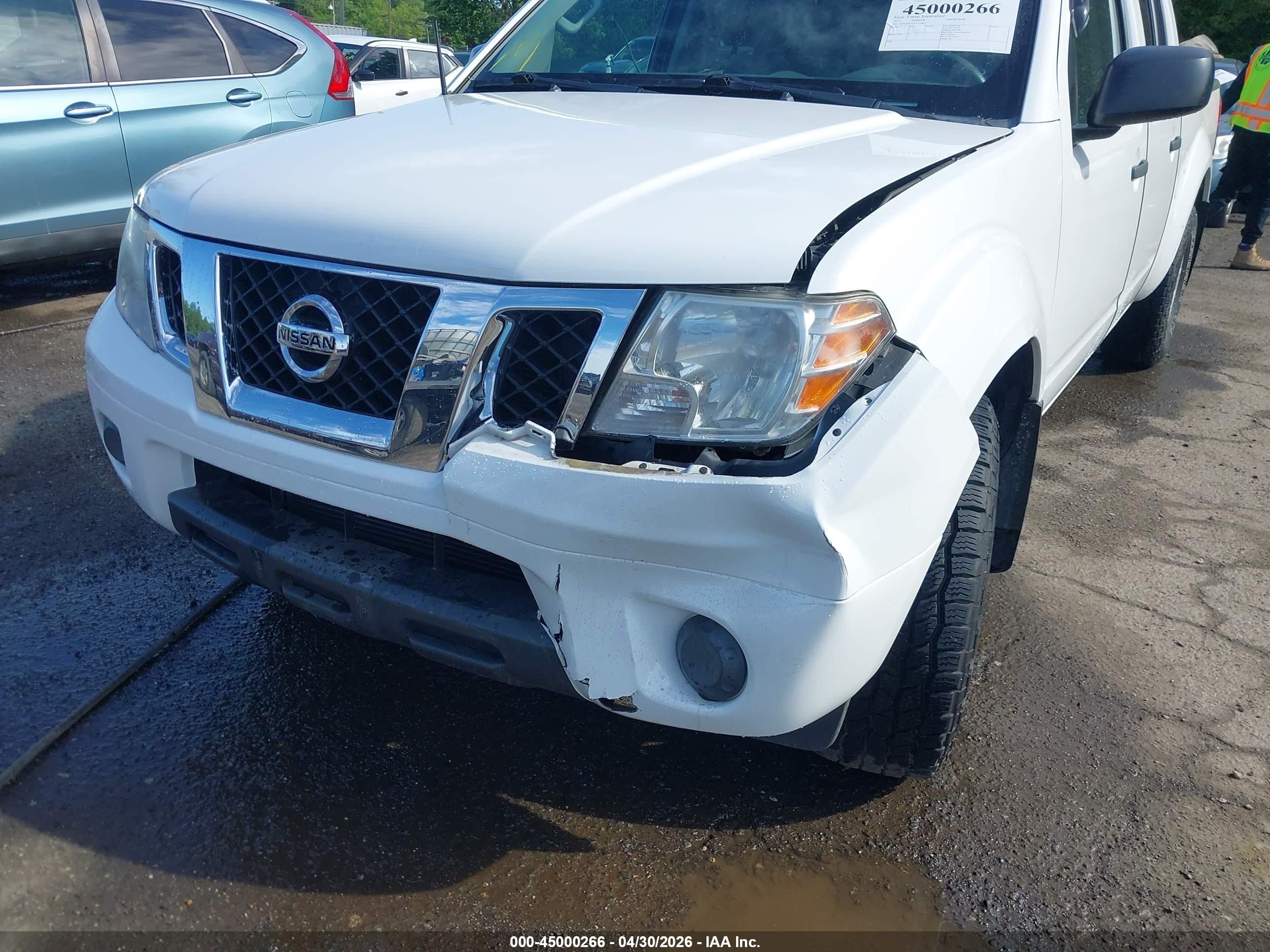 2012 Nissan Frontier Sv White vin: 1N6AD0FV0CC416822