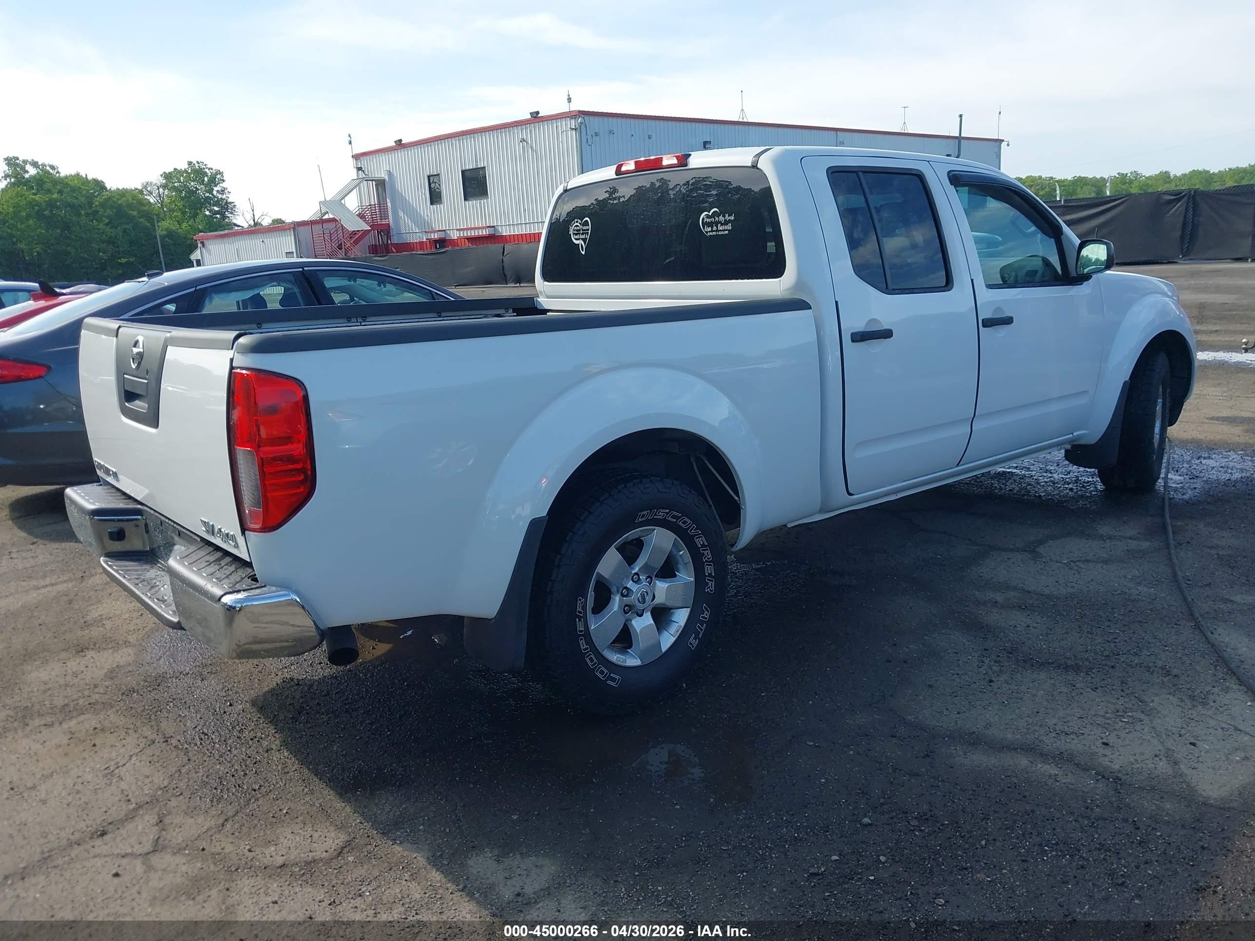 2012 Nissan Frontier Sv White vin: 1N6AD0FV0CC416822