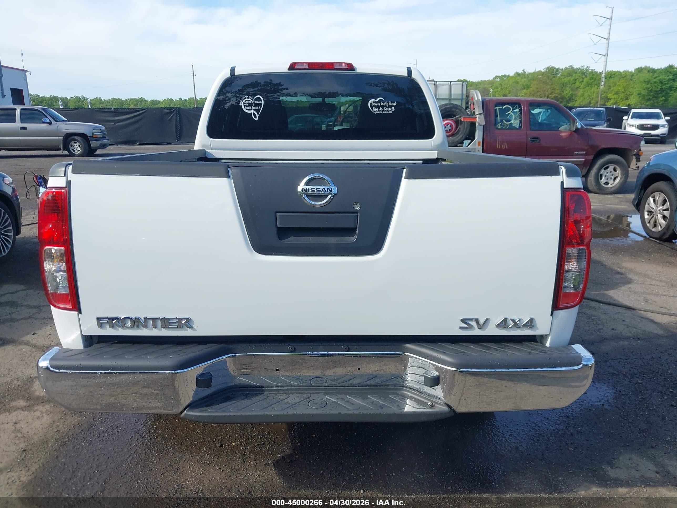 2012 Nissan Frontier Sv White vin: 1N6AD0FV0CC416822