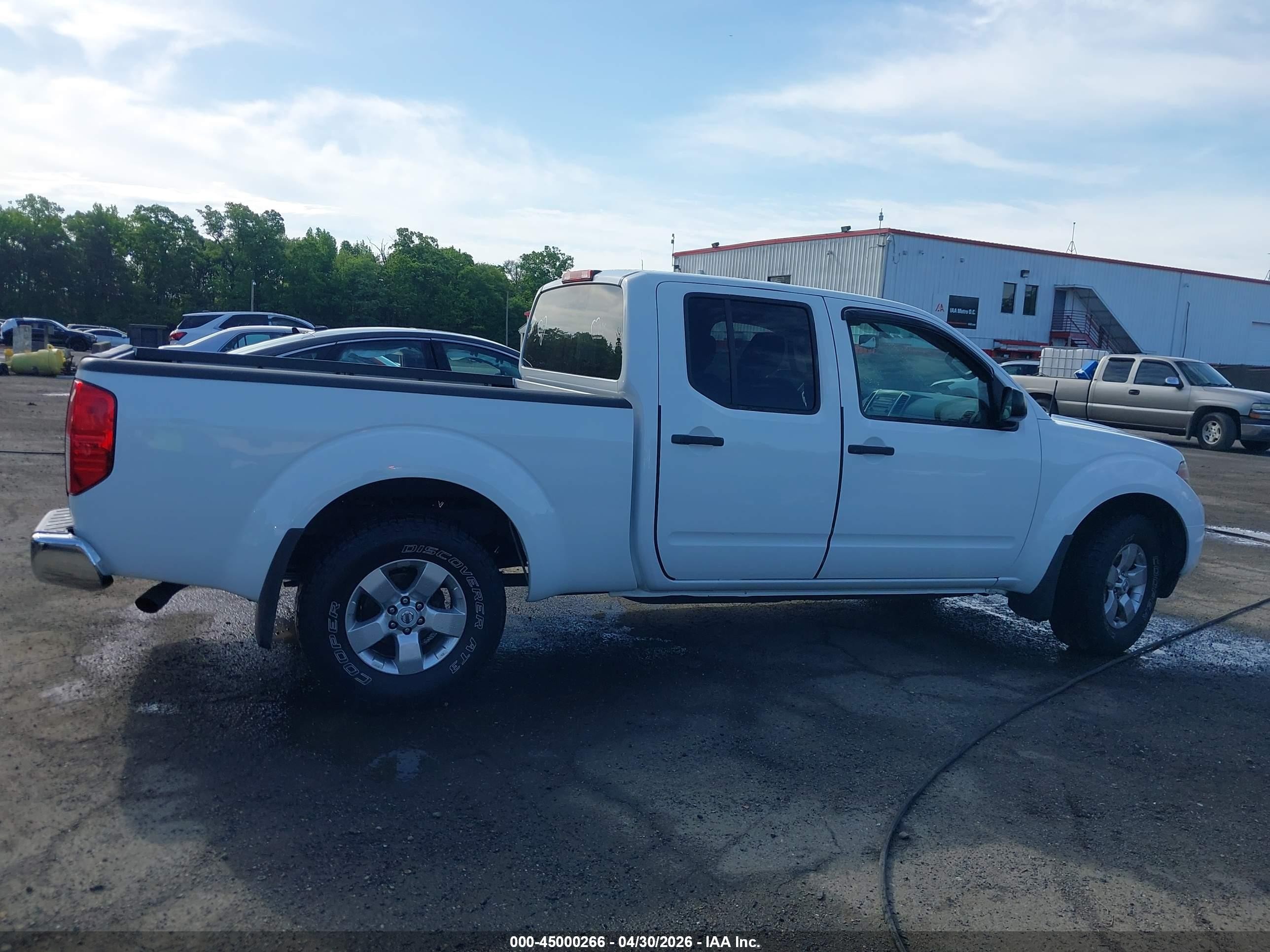 2012 Nissan Frontier Sv White vin: 1N6AD0FV0CC416822