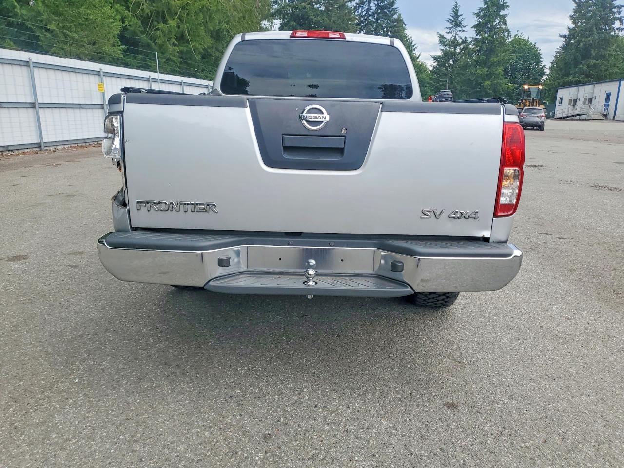 2012 Nissan Frontier Sv V6 Silver vin: 1N6AD0FV1CC470629