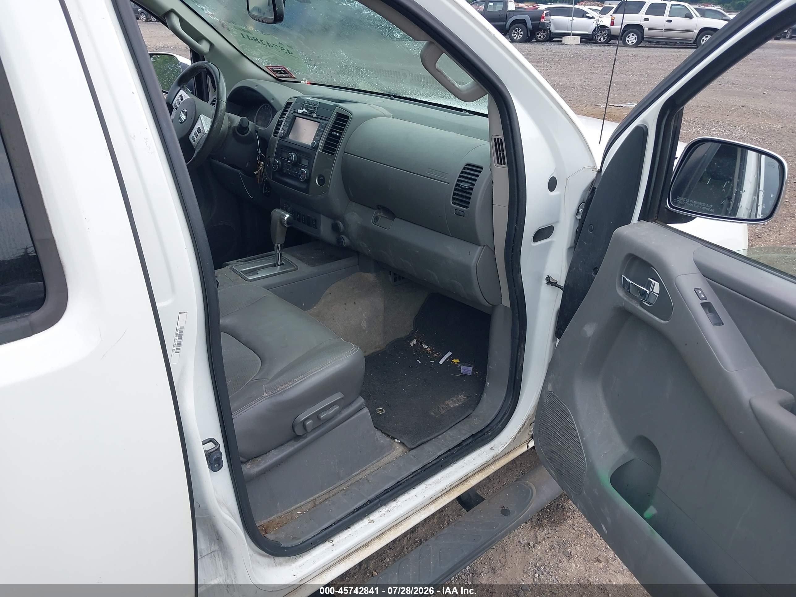 2013 Nissan Frontier Sl White vin: 1N6AD0FV1DN717735