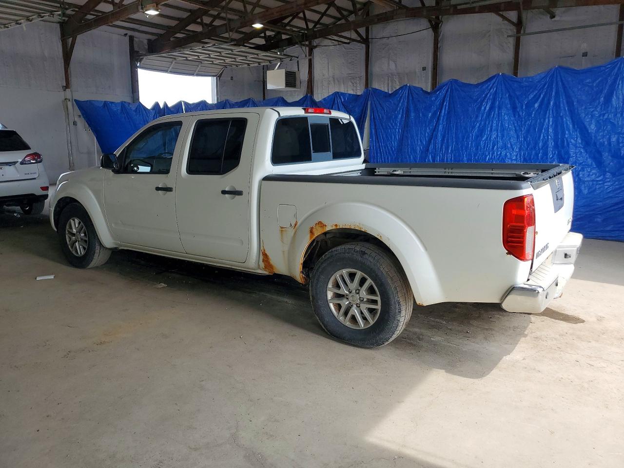 2015 Nissan Frontier Sv White vin: 1N6AD0FV1FN754769