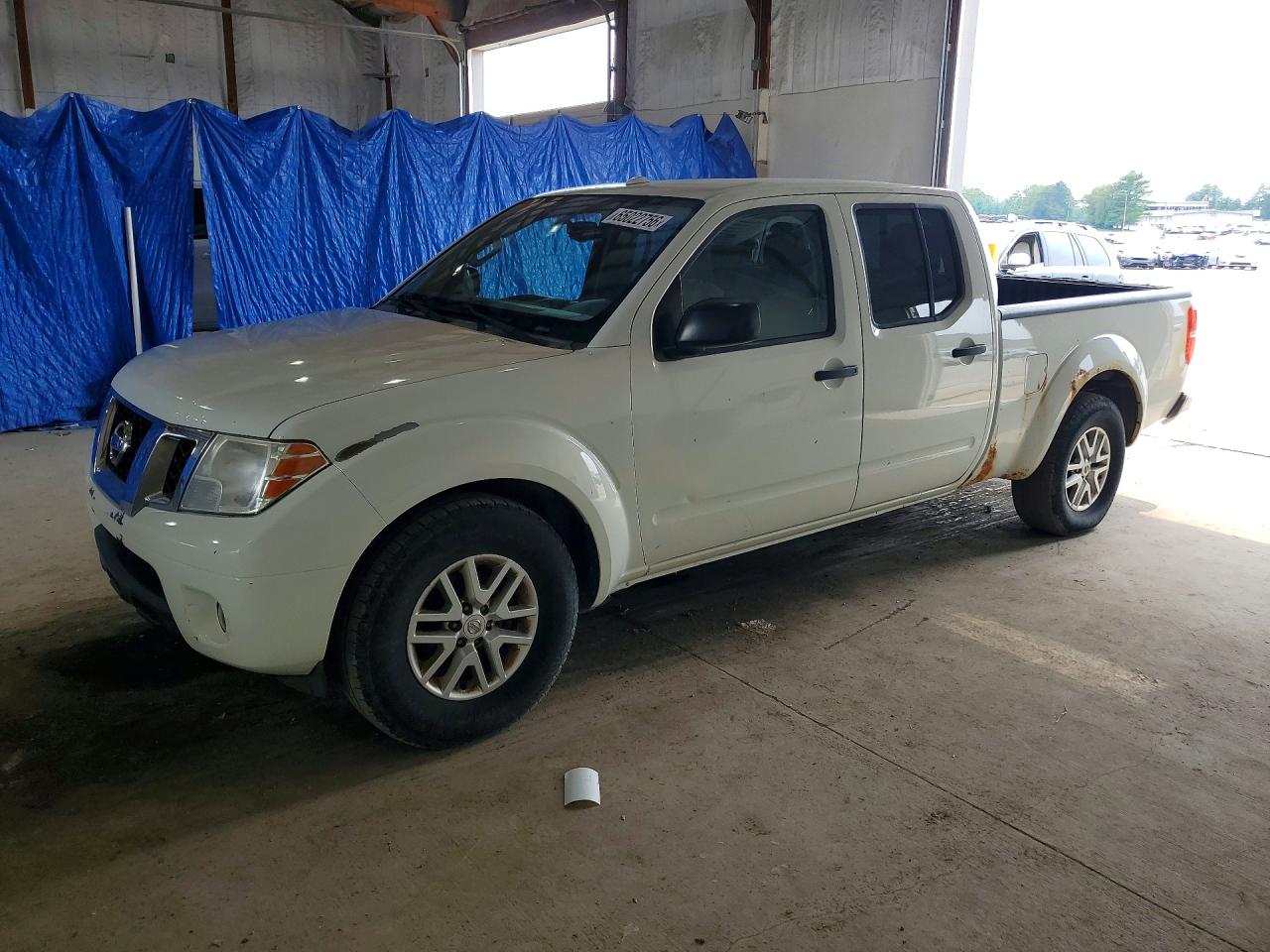 2015 Nissan Frontier Sv White vin: 1N6AD0FV1FN754769