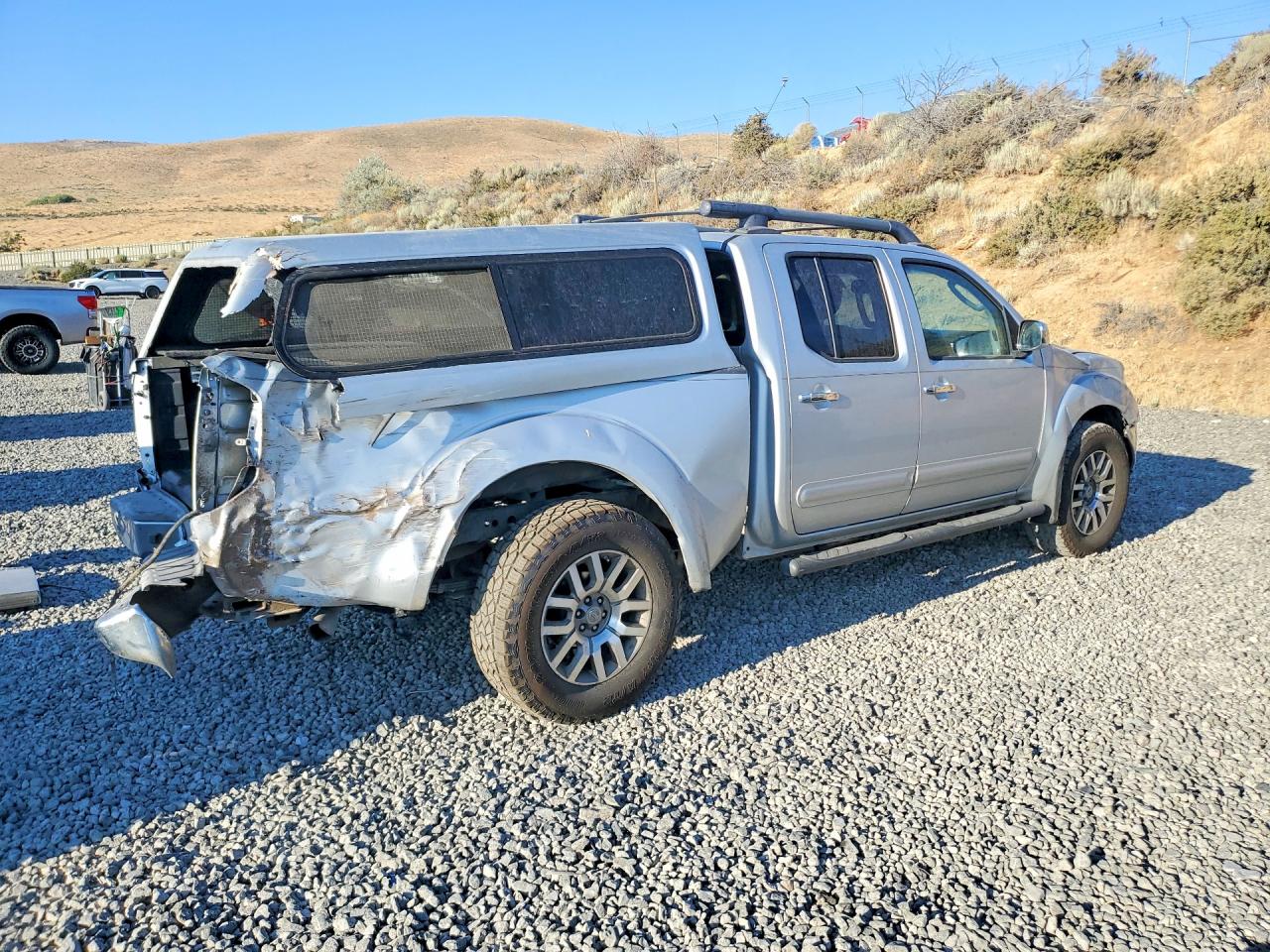 2010 Nissan Frontier Se V6 Silver vin: 1N6AD0FV2AC424322