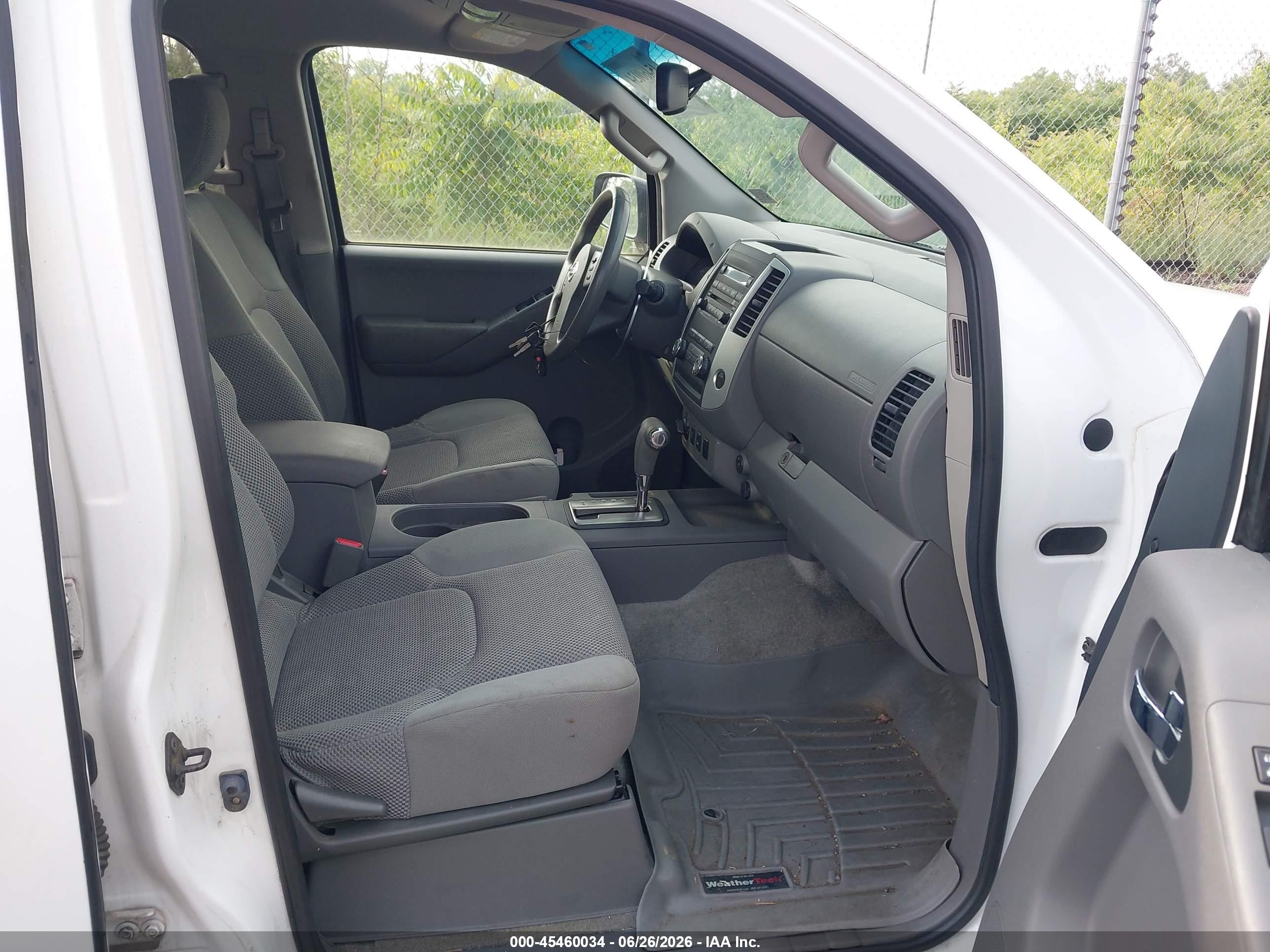 2012 Nissan Frontier Sv White vin: 1N6AD0FV2CC436330