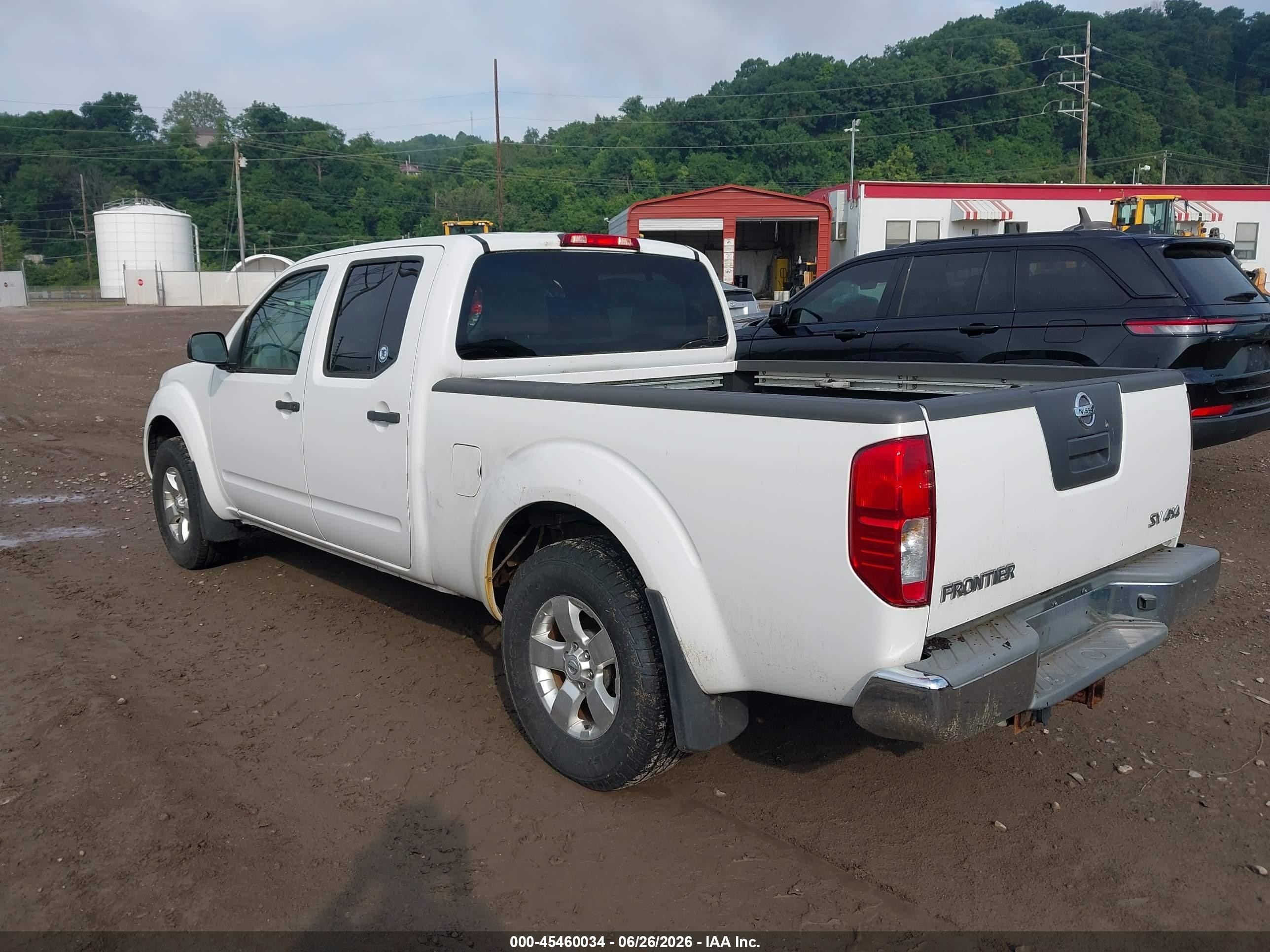 2012 Nissan Frontier Sv White vin: 1N6AD0FV2CC436330