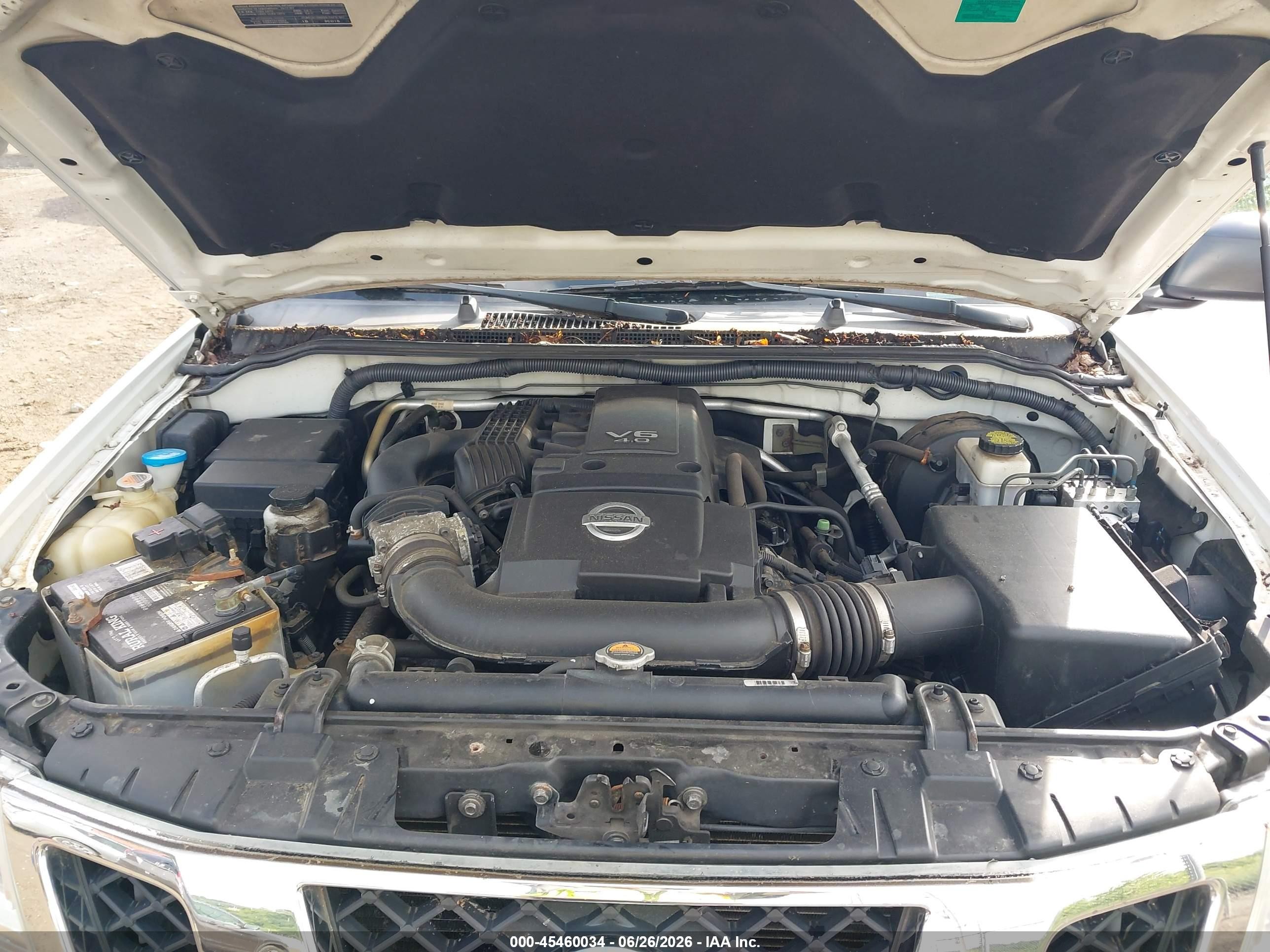 2012 Nissan Frontier Sv White vin: 1N6AD0FV2CC436330