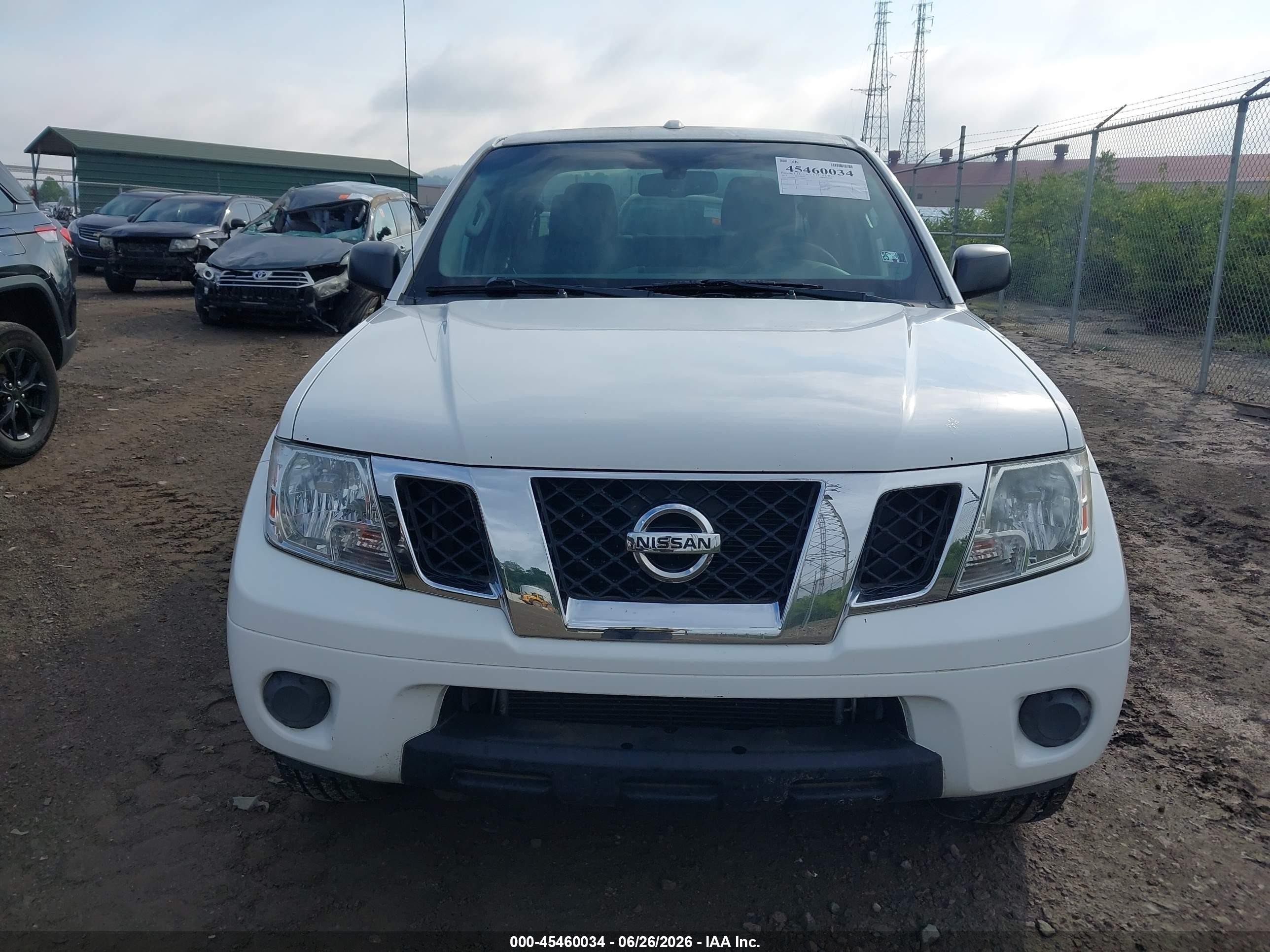 2012 Nissan Frontier Sv White vin: 1N6AD0FV2CC436330