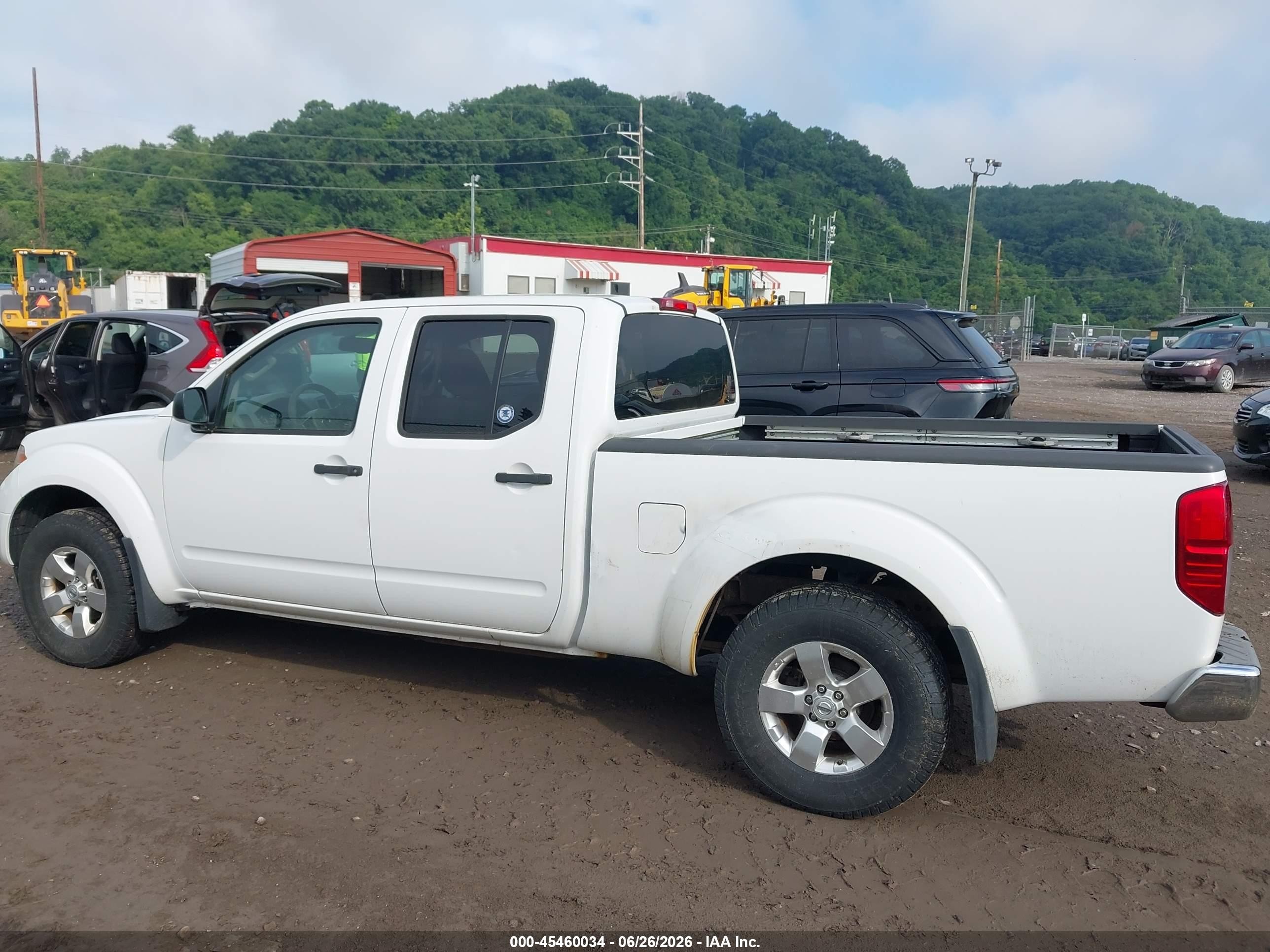 2012 Nissan Frontier Sv White vin: 1N6AD0FV2CC436330