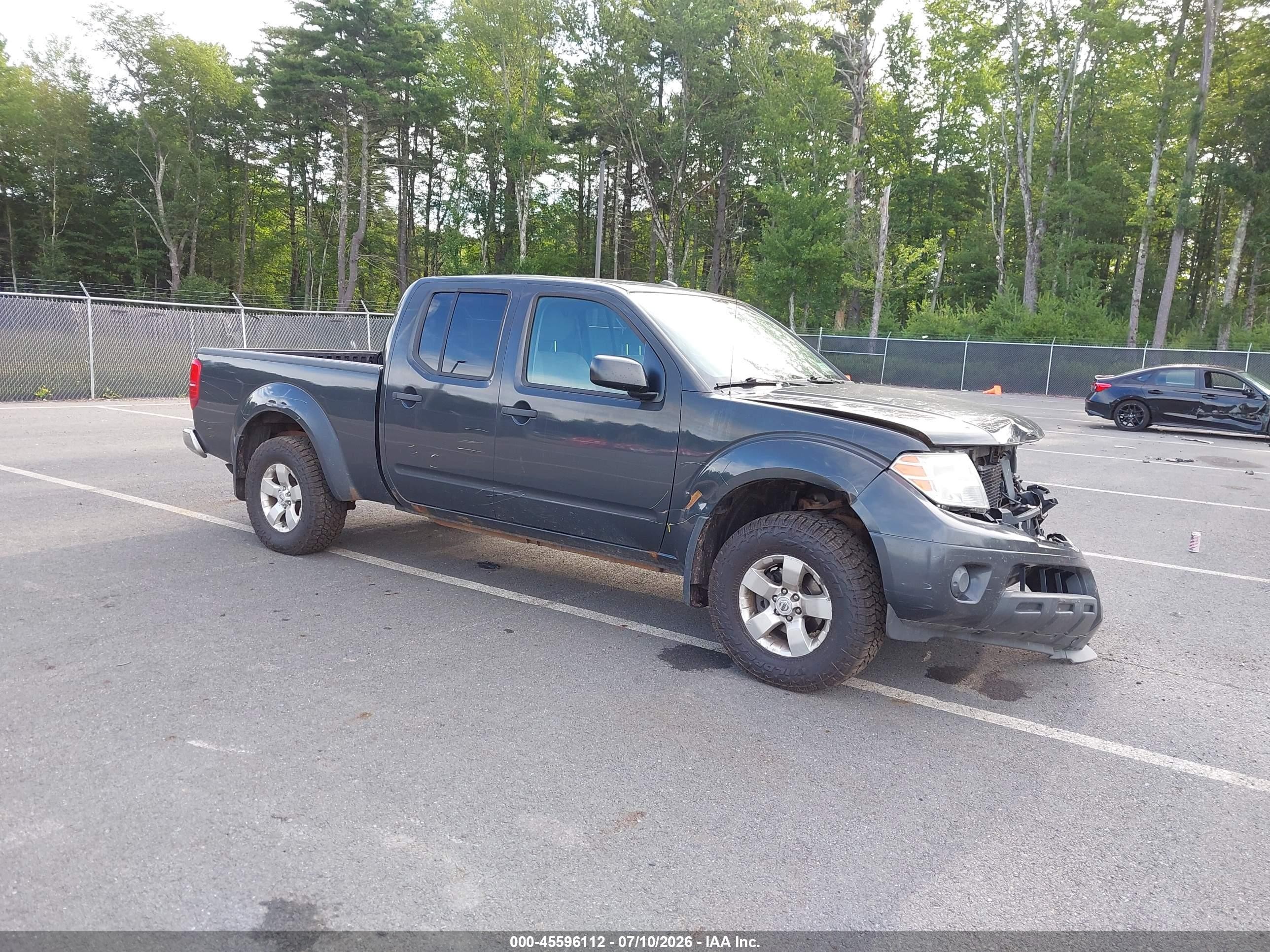 2012 Nissan Frontier Sv Серый vin: 1N6AD0FV2CC441933