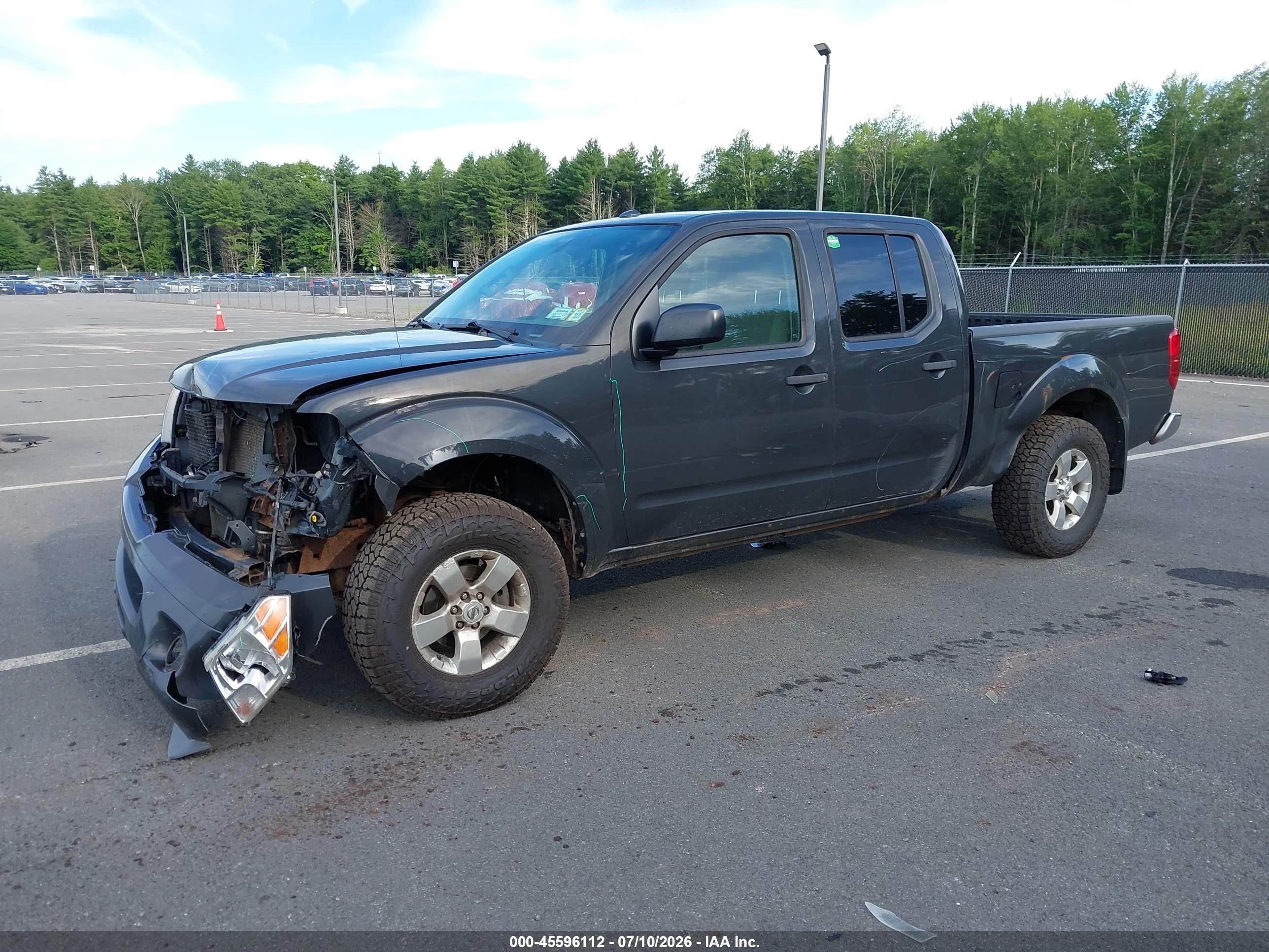 2012 Nissan Frontier Sv Gray vin: 1N6AD0FV2CC441933