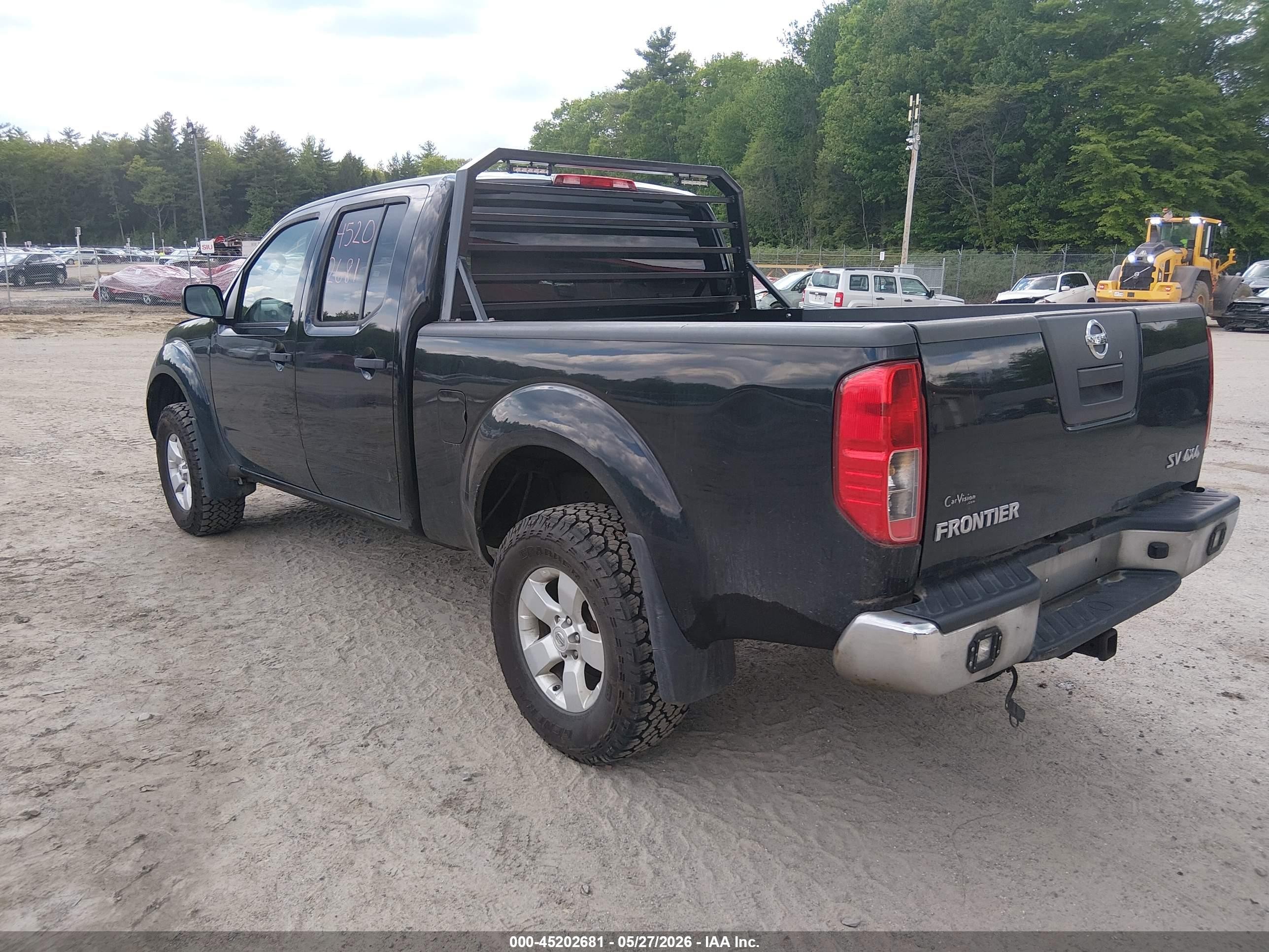 2012 Nissan Frontier Sv Black vin: 1N6AD0FV3CC414465