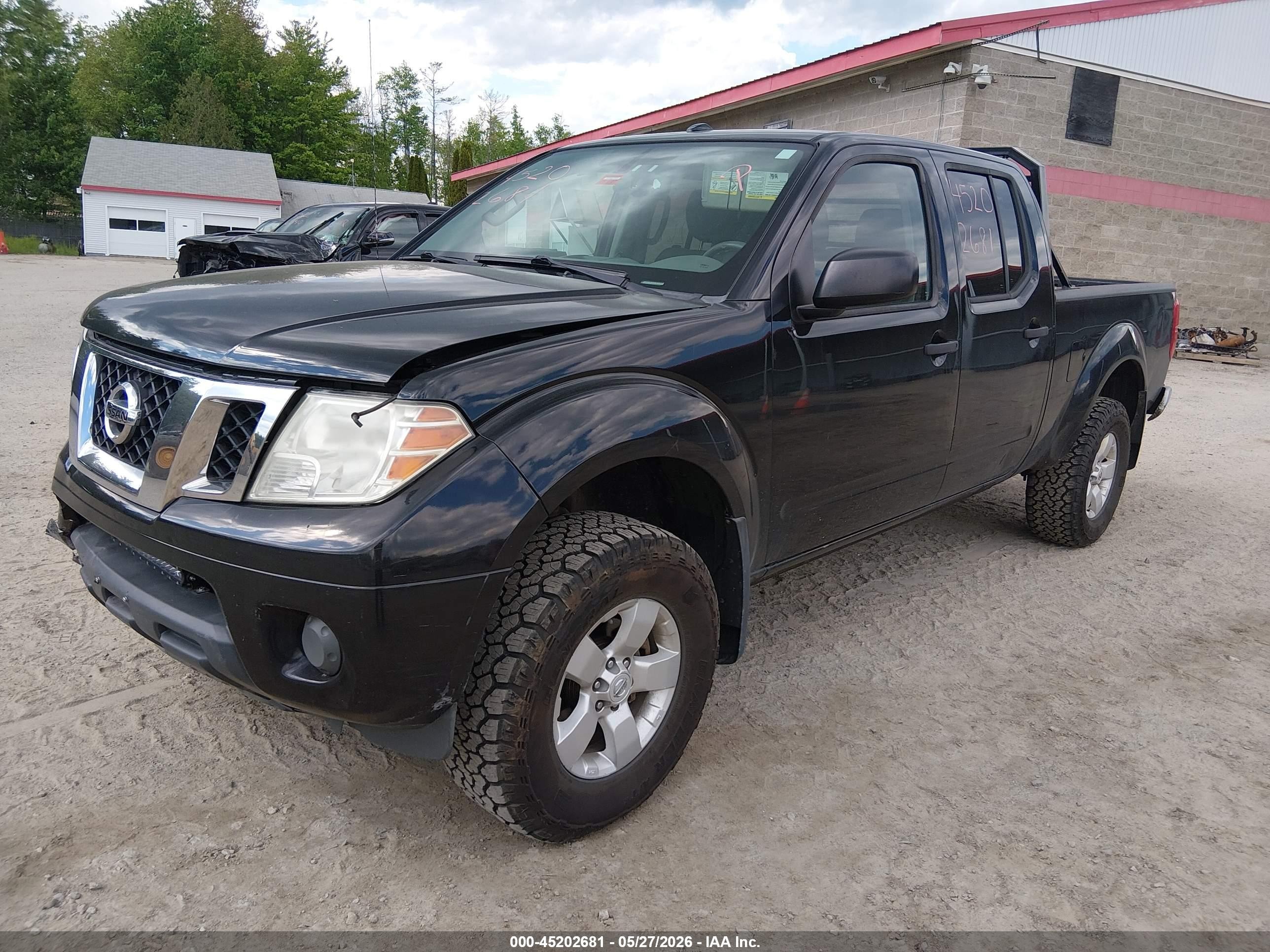 2012 Nissan Frontier Sv Black vin: 1N6AD0FV3CC414465