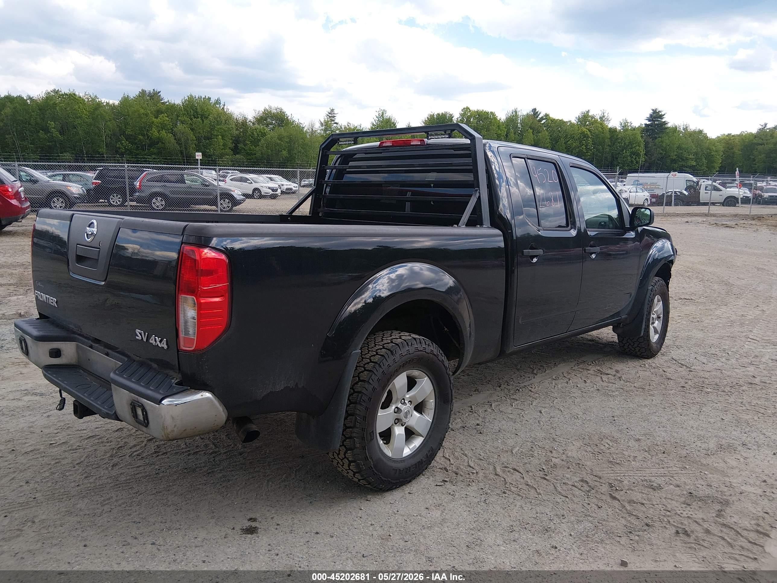 2012 Nissan Frontier Sv Black vin: 1N6AD0FV3CC414465