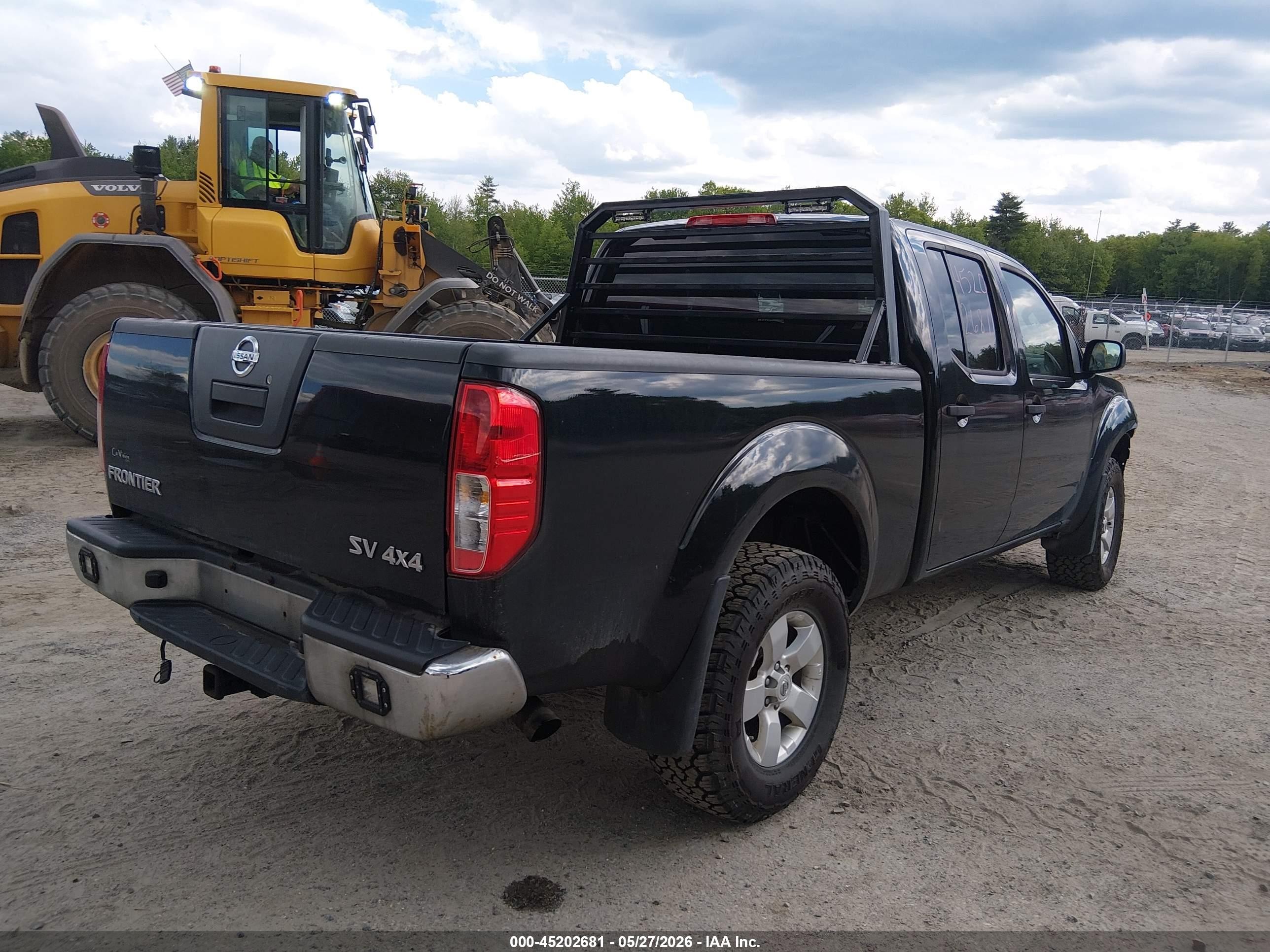 2012 Nissan Frontier Sv Black vin: 1N6AD0FV3CC414465