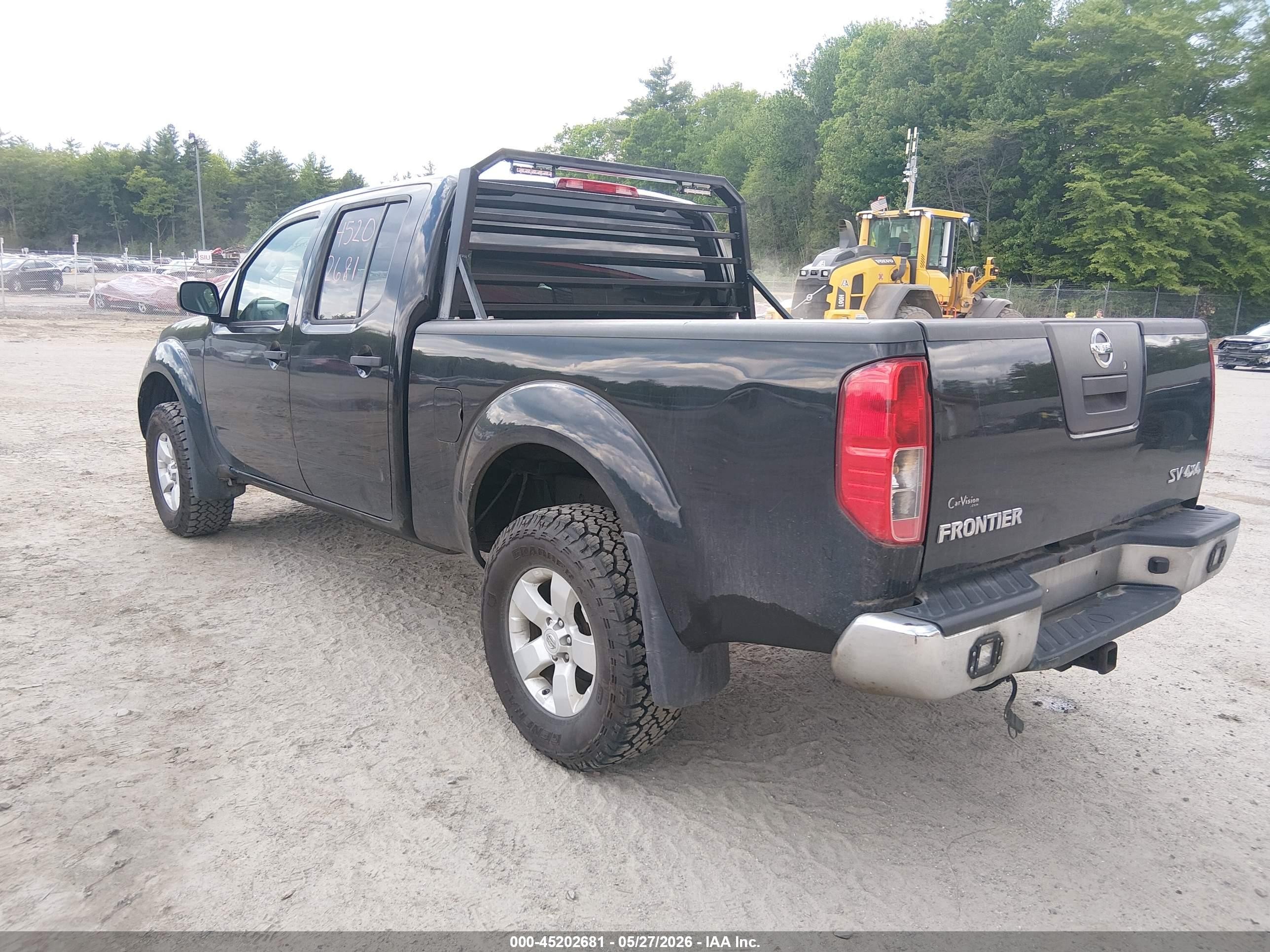 2012 Nissan Frontier Sv Black vin: 1N6AD0FV3CC414465